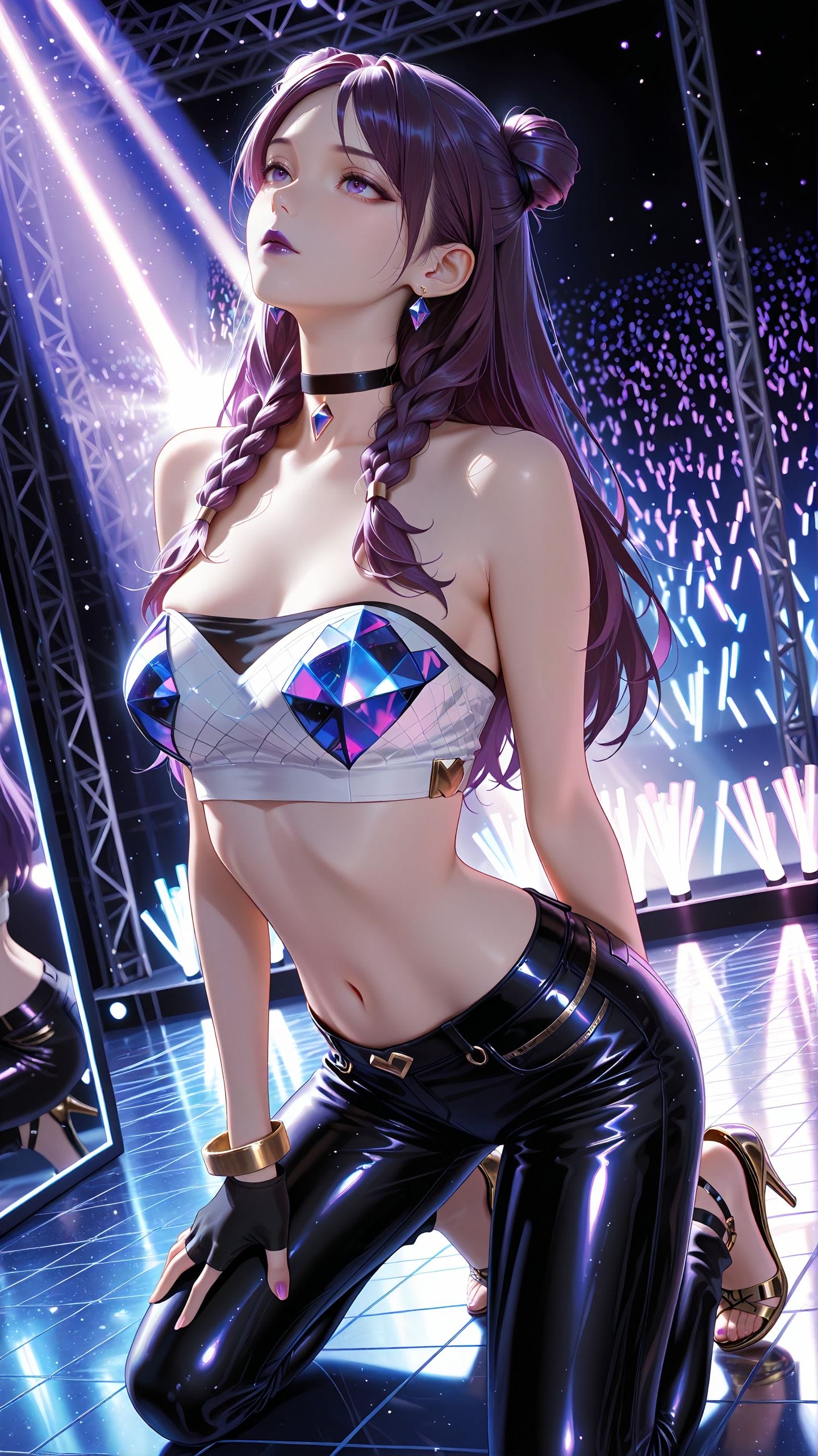 KDA女团 4k高清壁纸 阿狸 卡莎 英雄联盟壁纸 ai绘画