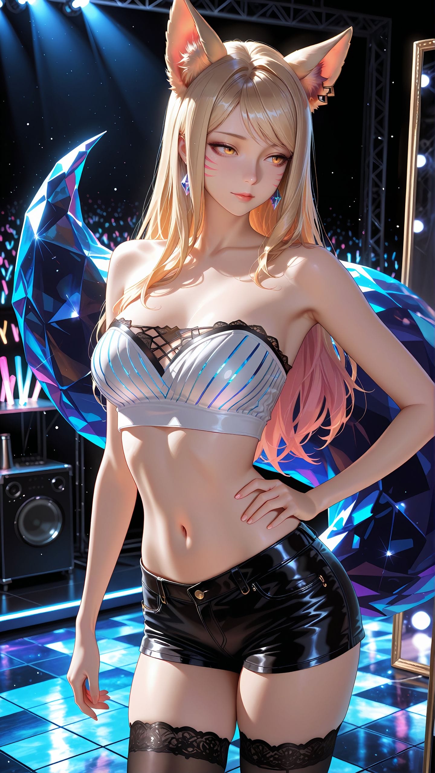 KDA女团 4k高清壁纸 阿狸 卡莎 英雄联盟壁纸 ai绘画