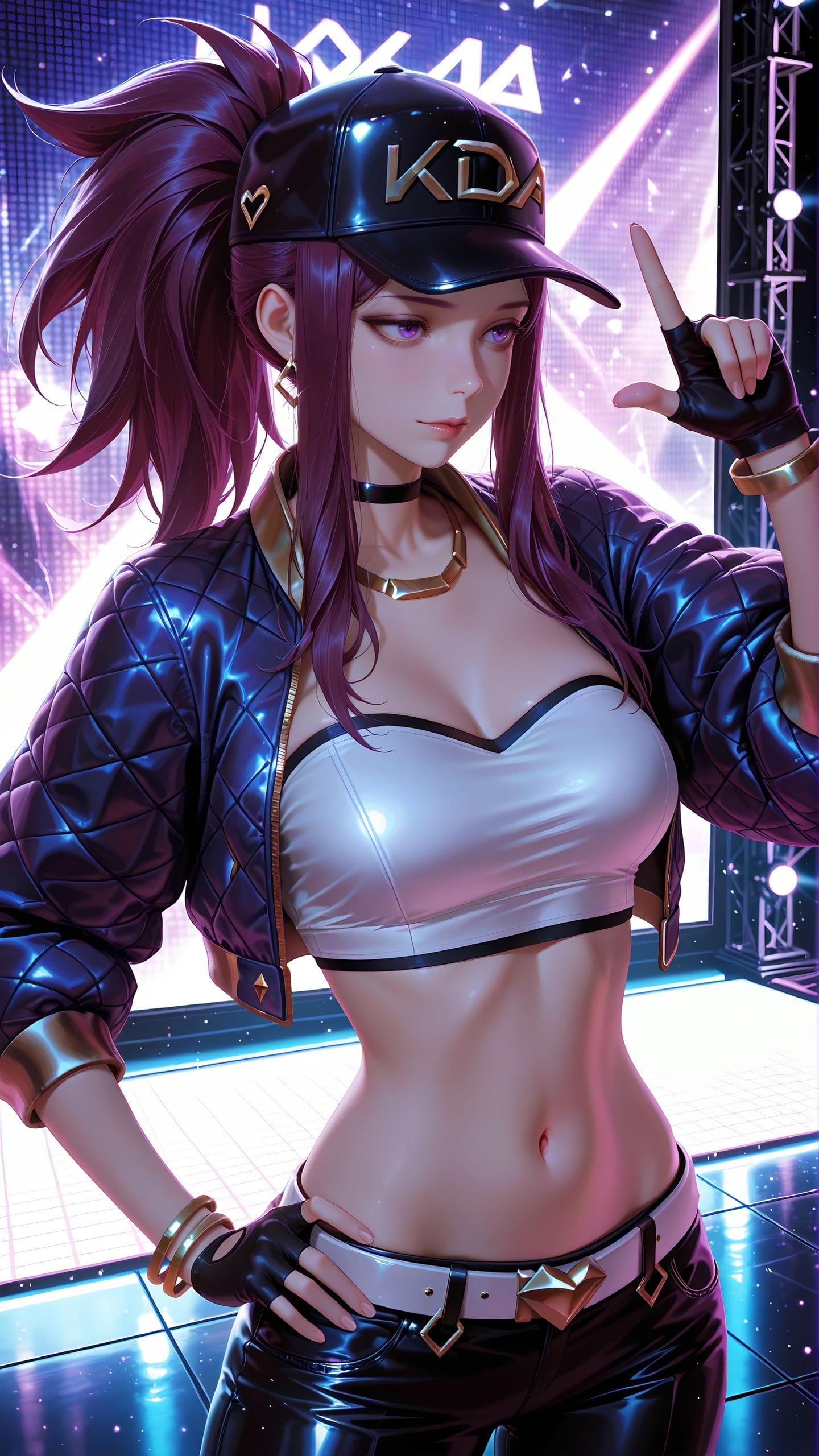 KDA女团 4k高清壁纸 阿狸 卡莎 英雄联盟壁纸 ai绘画