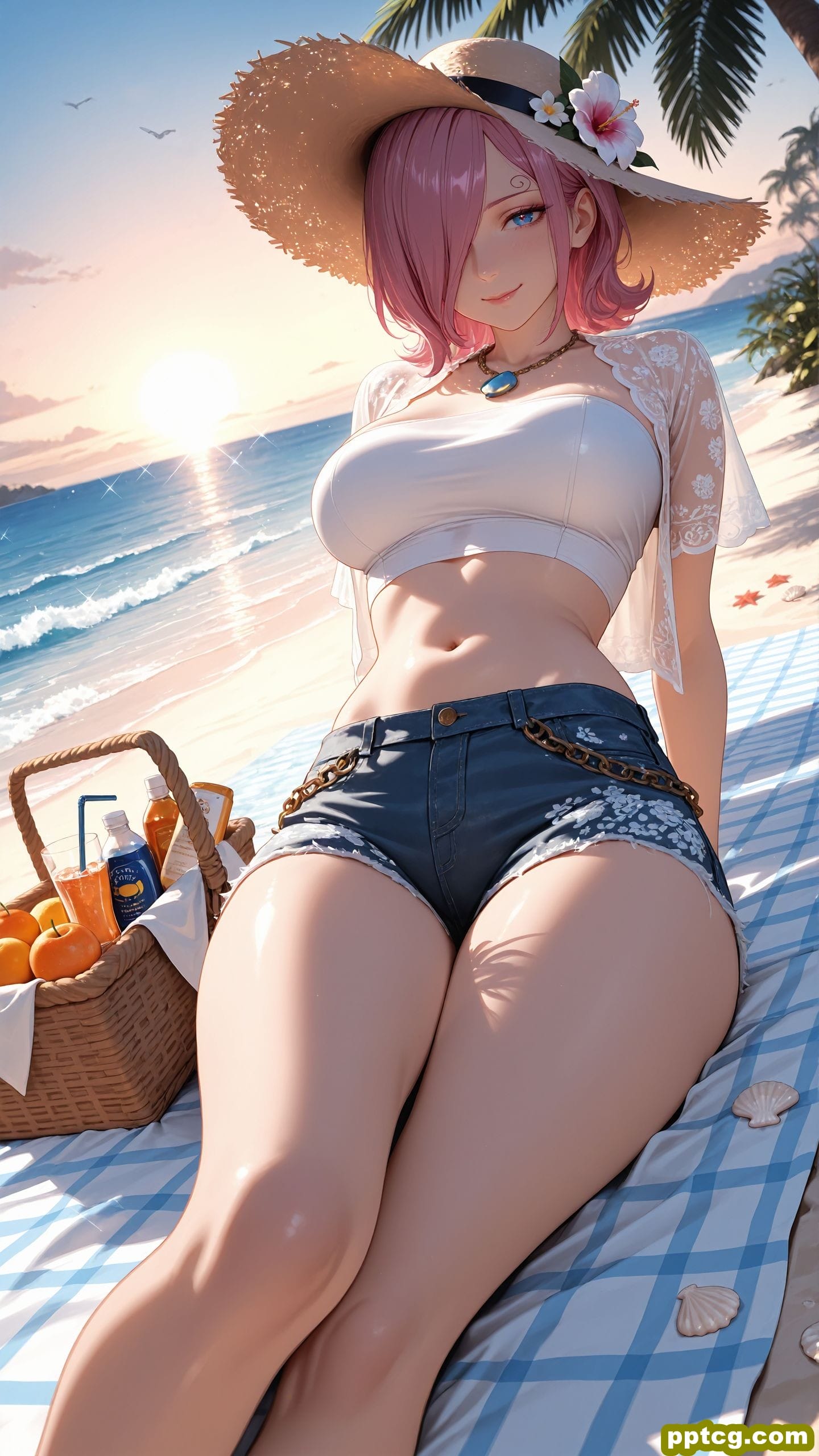 海贼王 女帝汉库克 同人 ai绘画壁纸-皮皮兔动漫