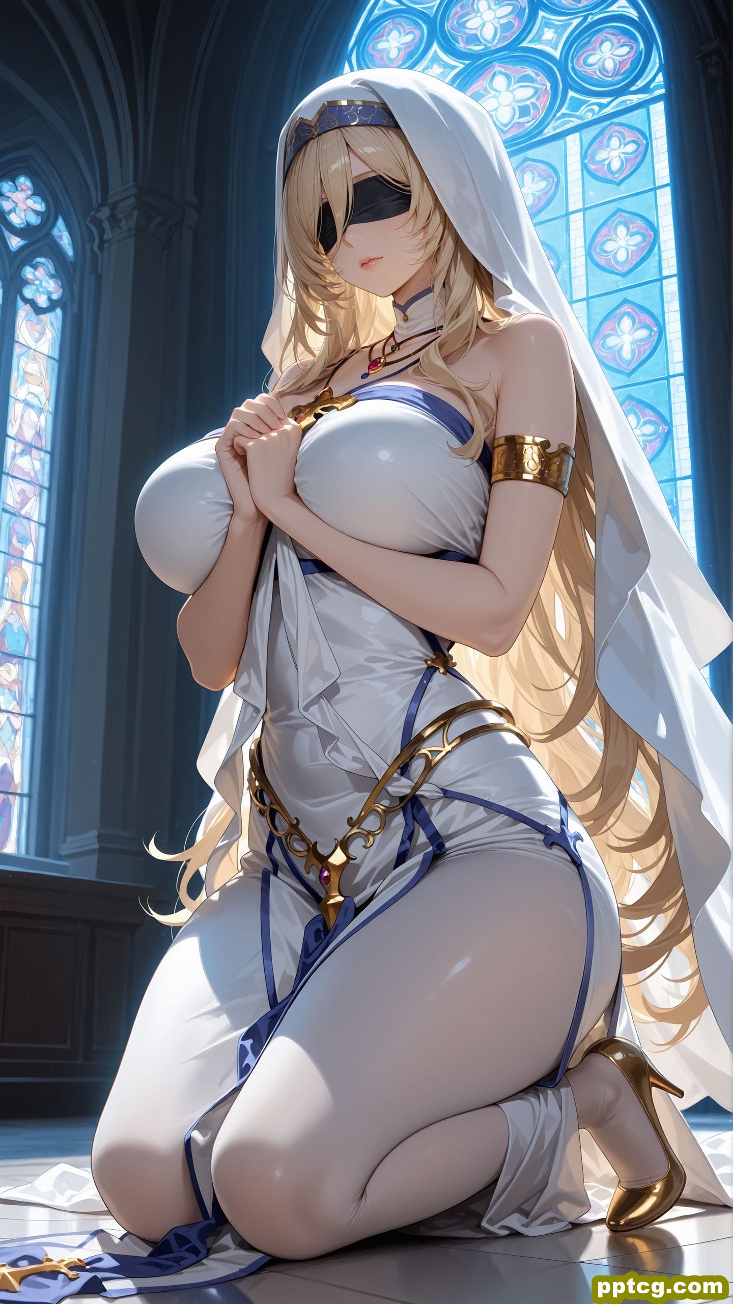 剑之圣女 极品身材 白丝 二次元 ai绘画壁纸