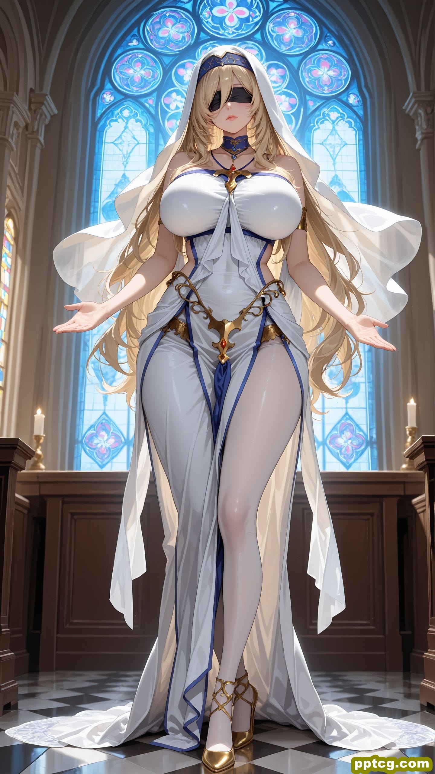 剑之圣女 极品身材 白丝 二次元 ai绘画壁纸