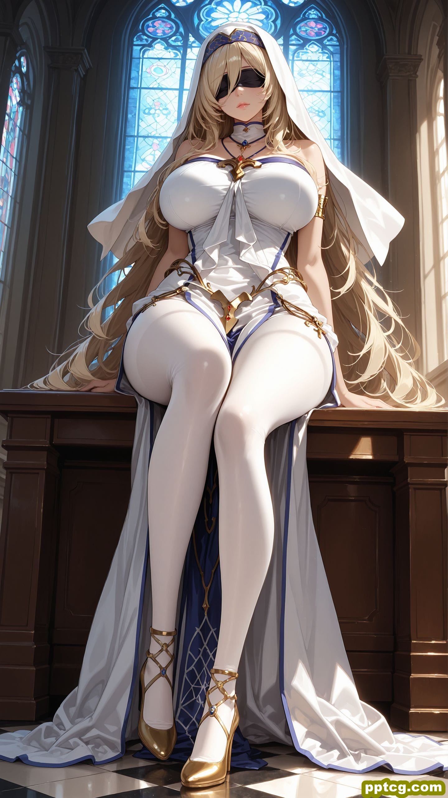 剑之圣女 极品身材 白丝 二次元 ai绘画壁纸