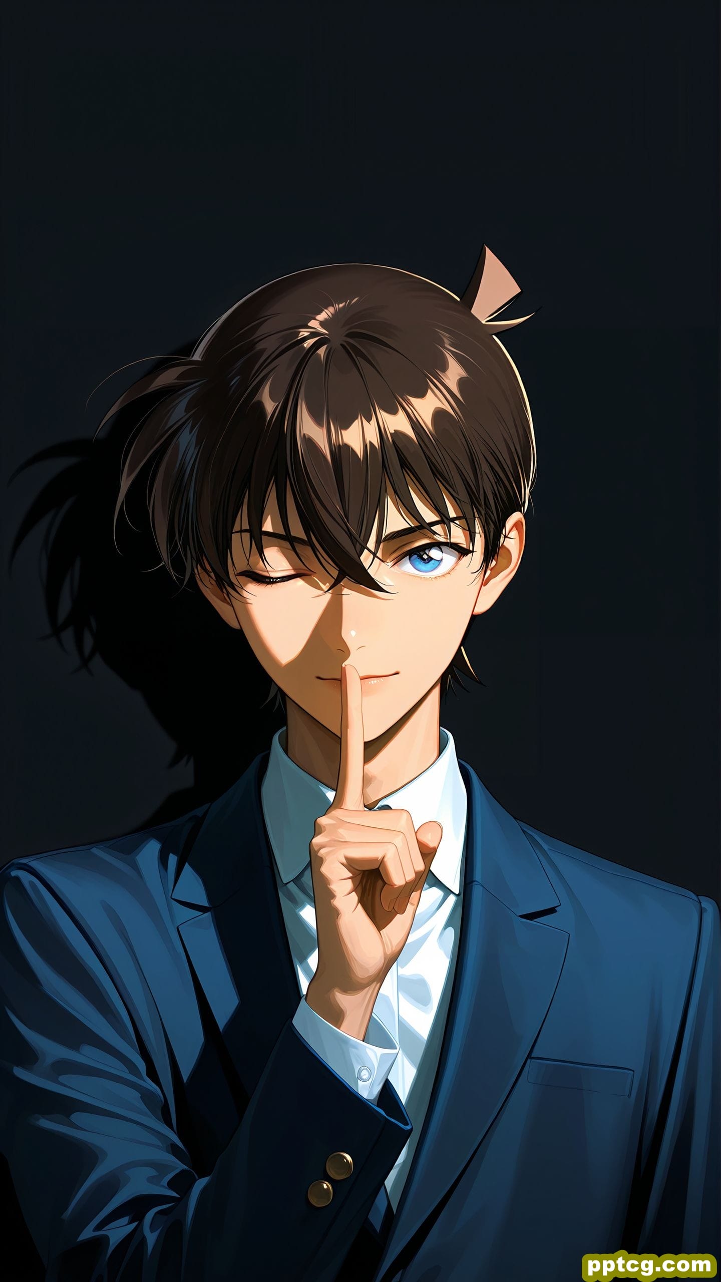 精美手机锁屏壁纸ai绘画 名侦探柯南剧场版 二次元壁纸