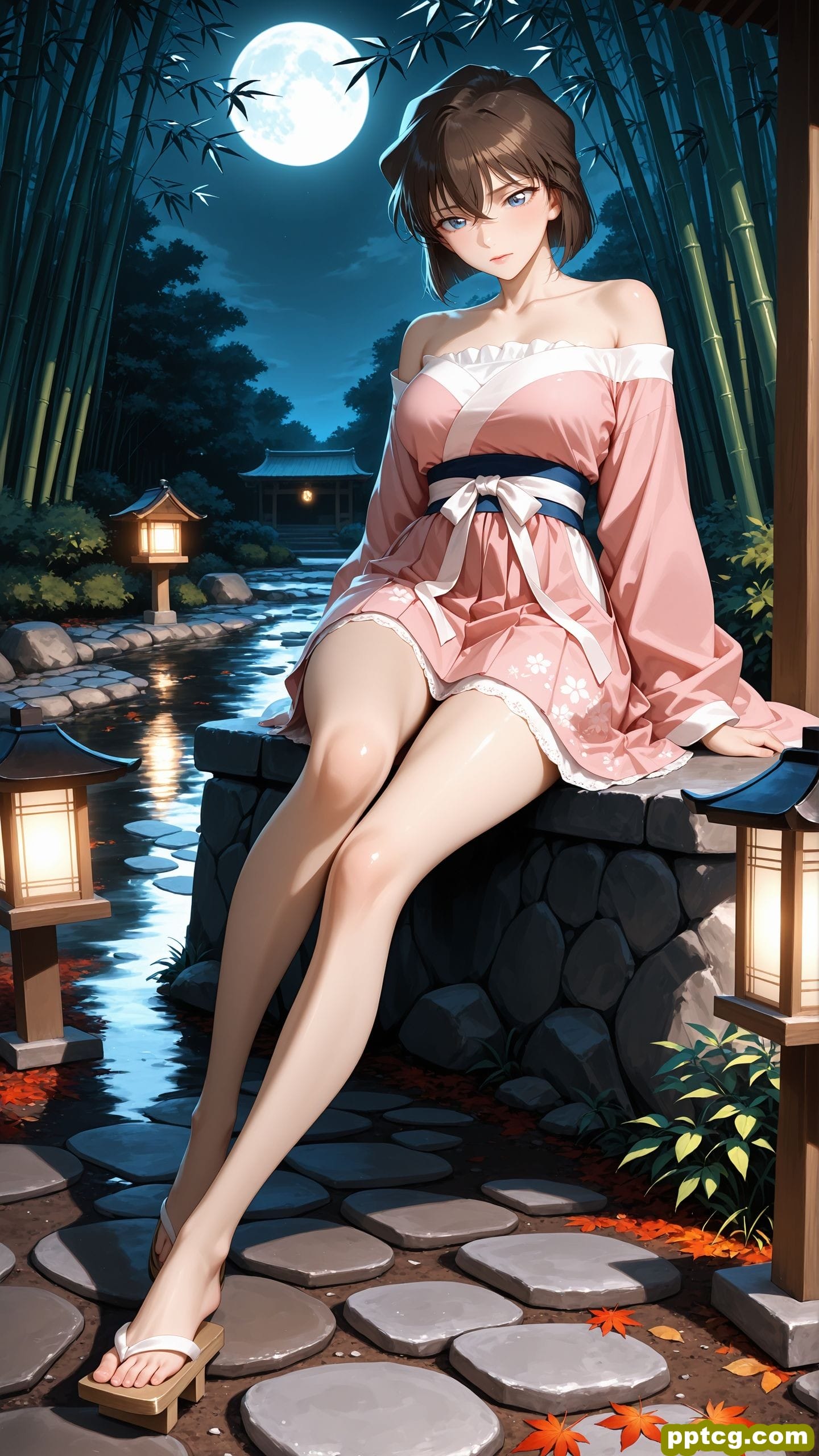 冰山美人雪莉 反差美学 4k高清壁纸 宫野志保 灰原哀 名侦探柯南 同人 ai绘画