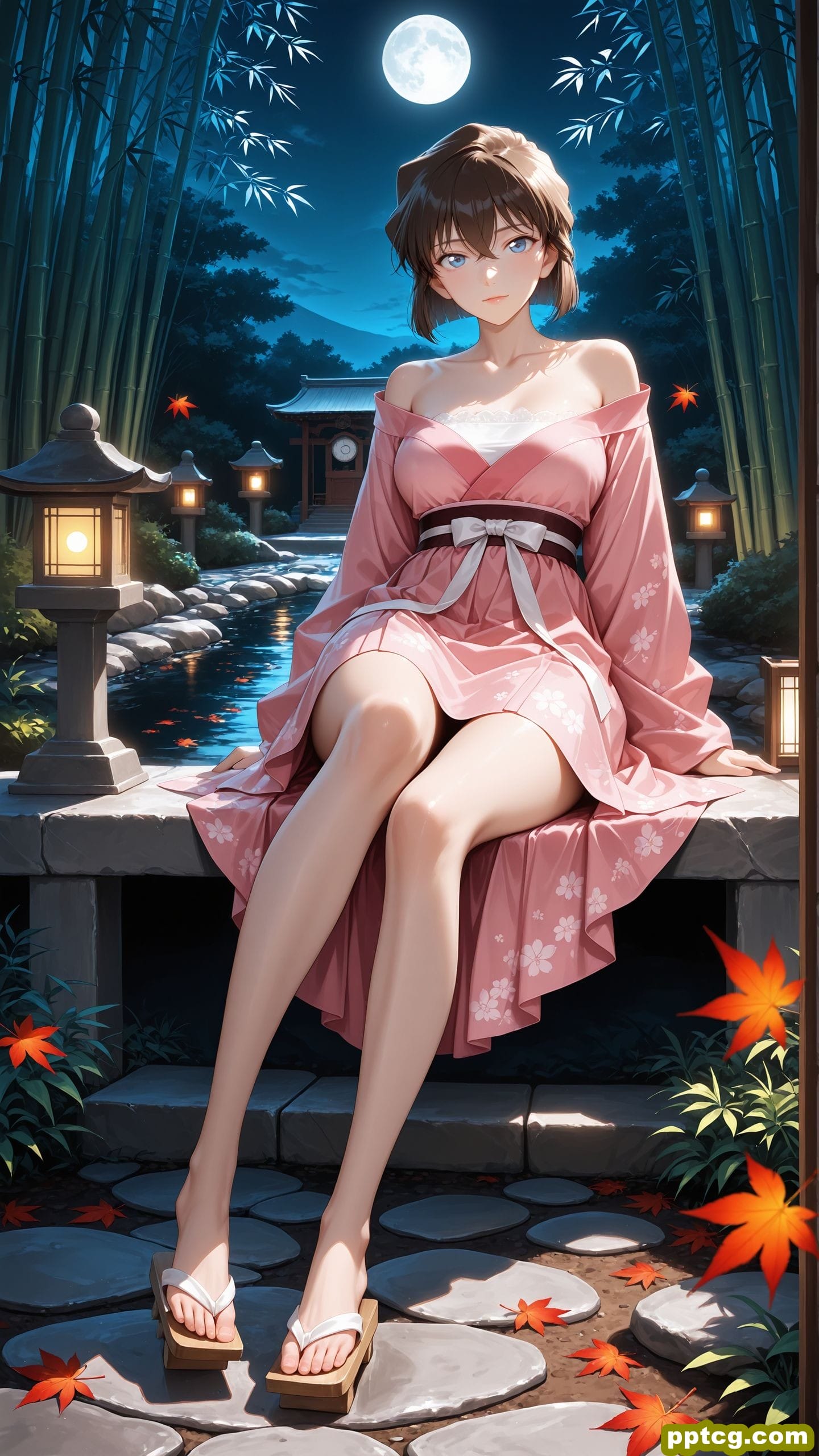 冰山美人雪莉 反差美学 4k高清壁纸 宫野志保 灰原哀 名侦探柯南 同人 ai绘画