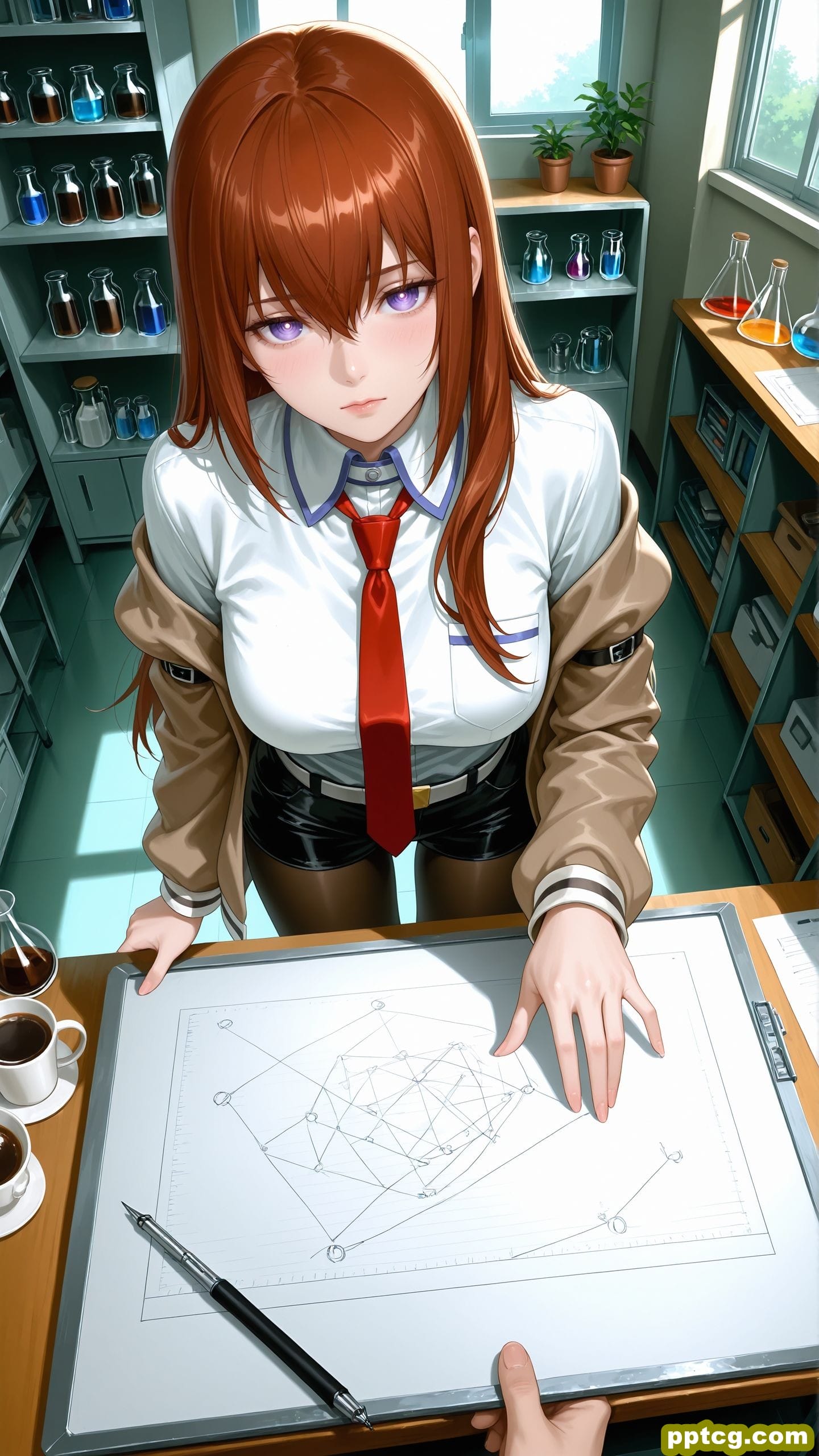 ai绘画 二次元 牧濑红莉栖 命运石之门 动漫壁纸