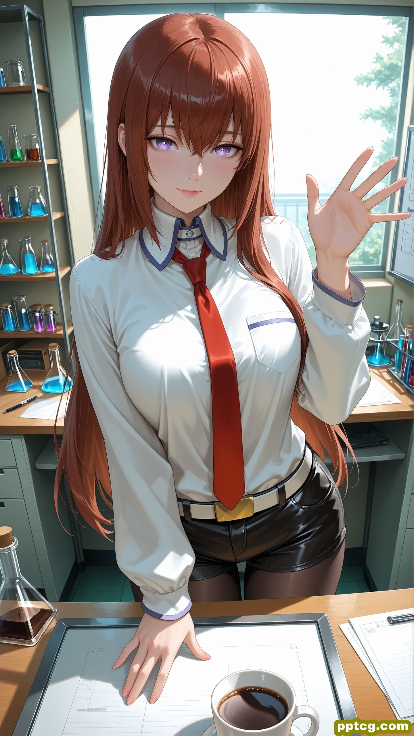 ai绘画 二次元 牧濑红莉栖 命运石之门 动漫壁纸