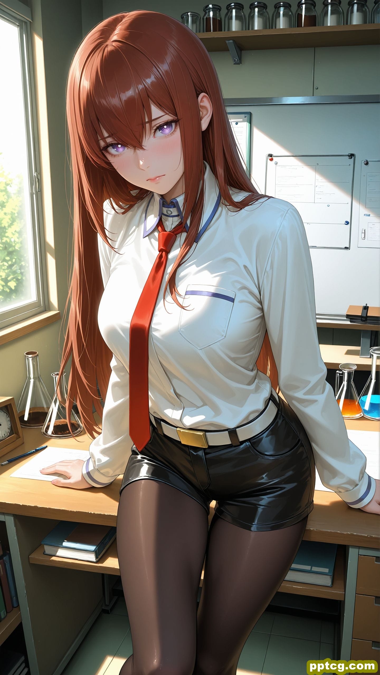 ai绘画 二次元 牧濑红莉栖 命运石之门 动漫壁纸