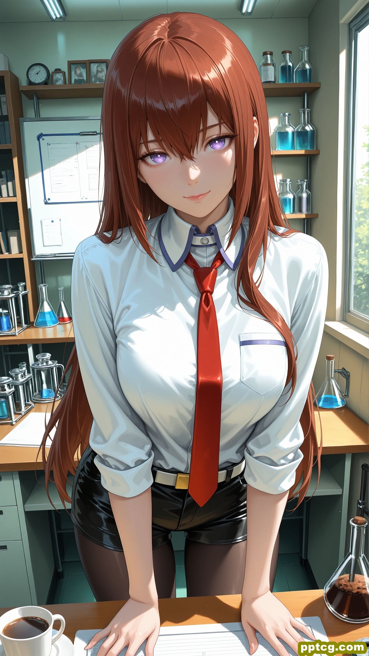 ai绘画 二次元 牧濑红莉栖 命运石之门 动漫壁纸