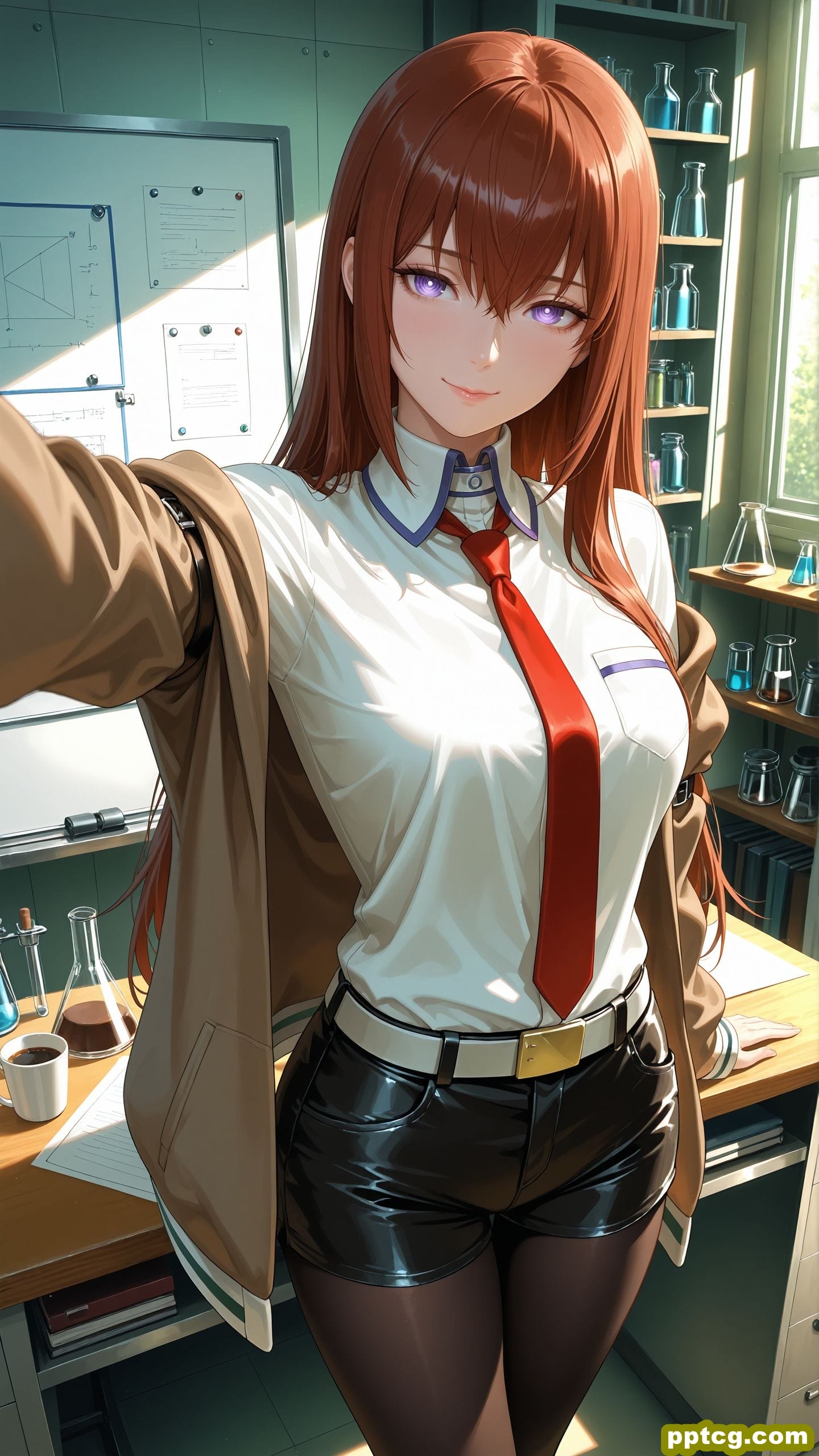 ai绘画 二次元 牧濑红莉栖 命运石之门 动漫壁纸