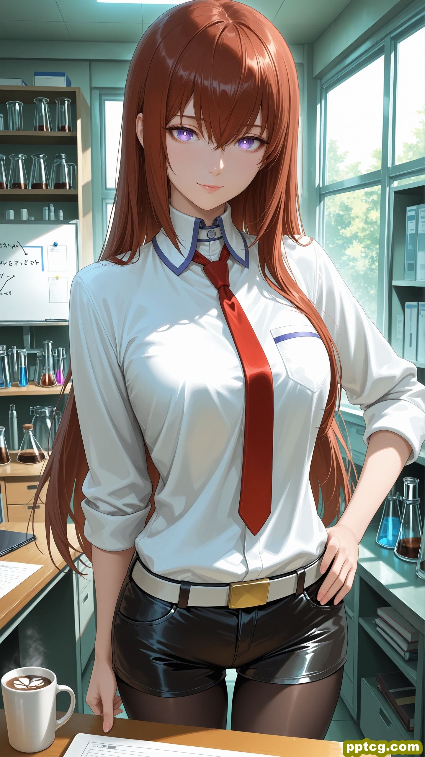 ai绘画 二次元 牧濑红莉栖 命运石之门 动漫壁纸