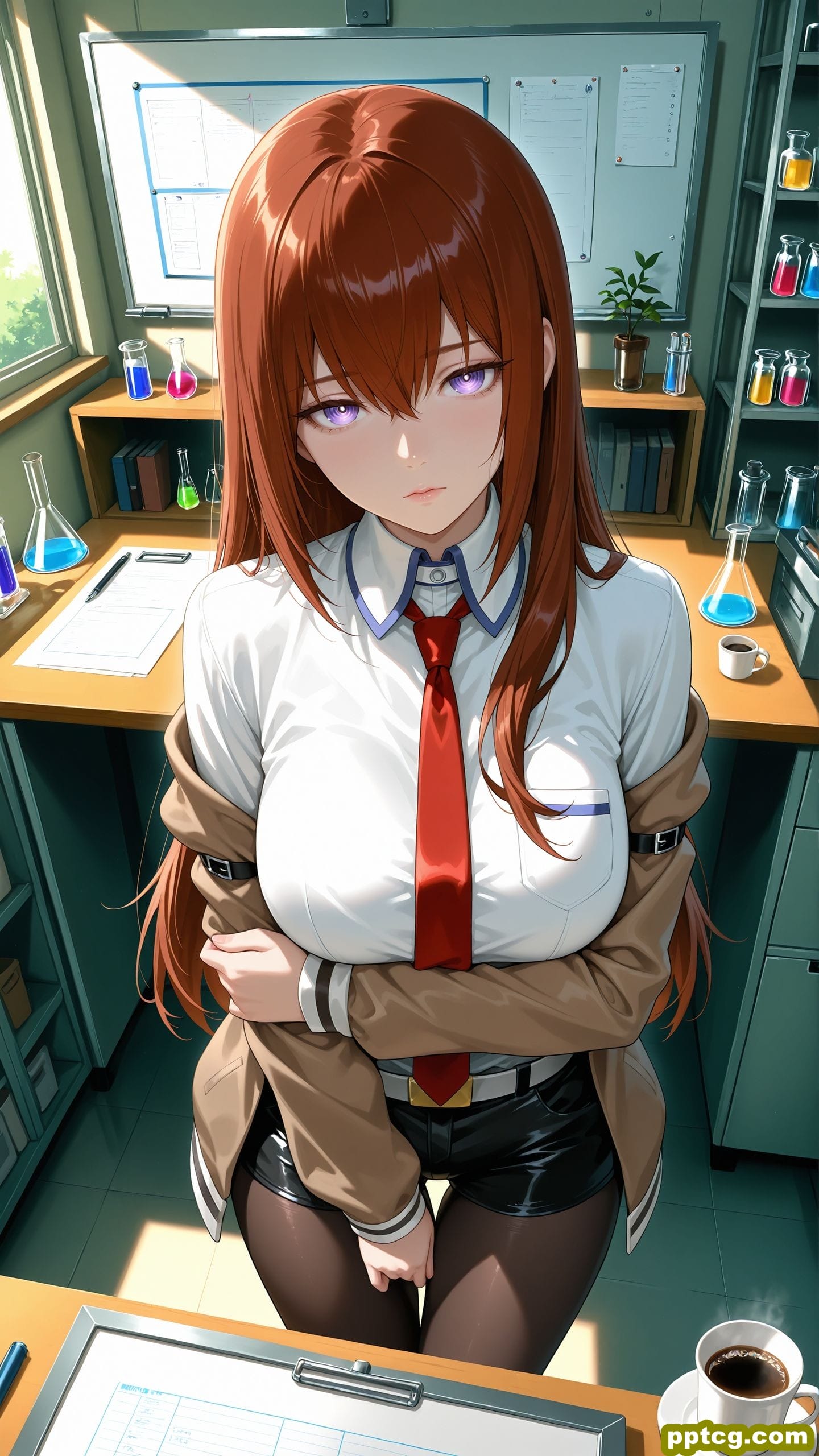 ai绘画 二次元 牧濑红莉栖 命运石之门 动漫壁纸