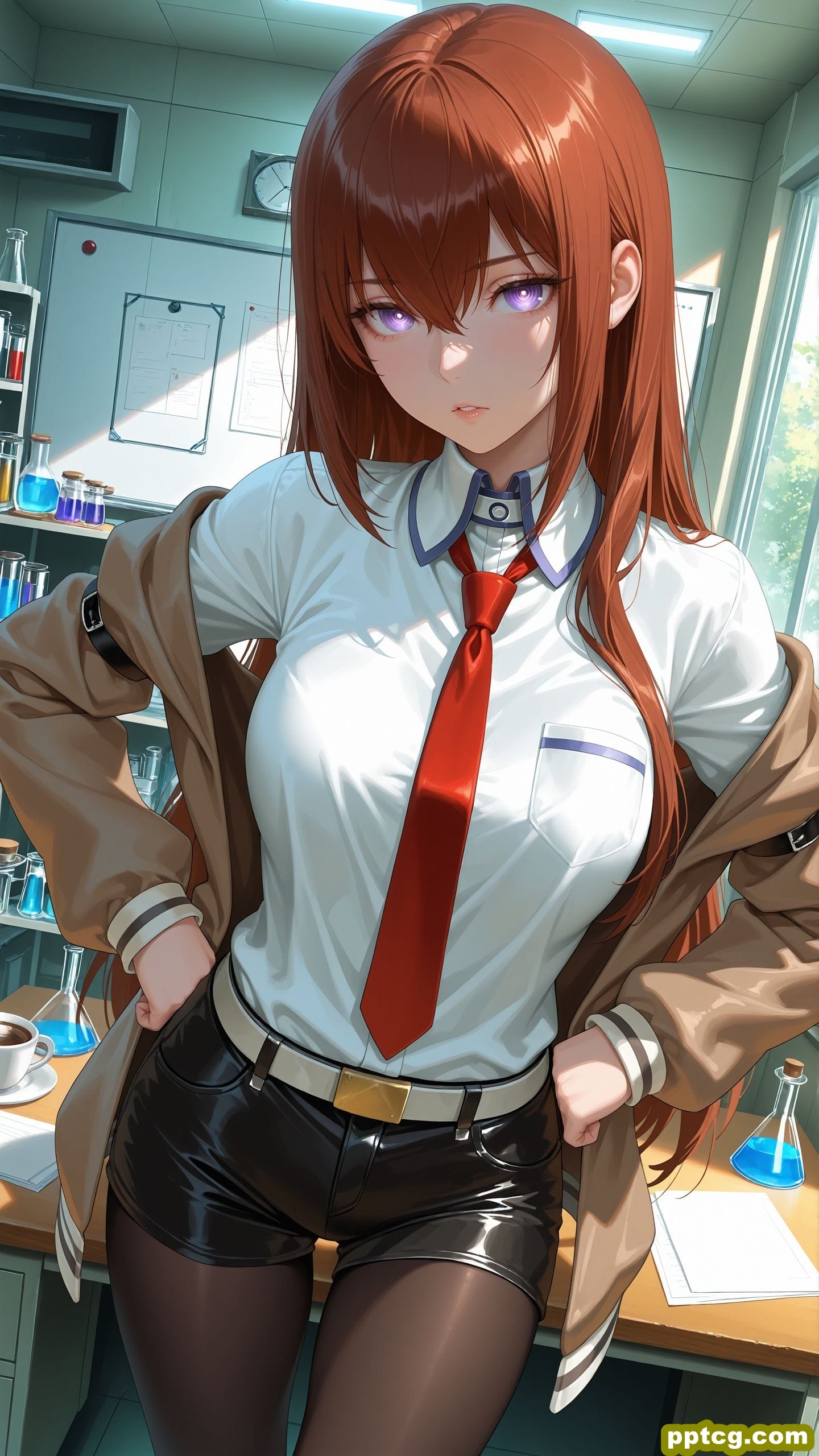 ai绘画 二次元 牧濑红莉栖 命运石之门 动漫壁纸