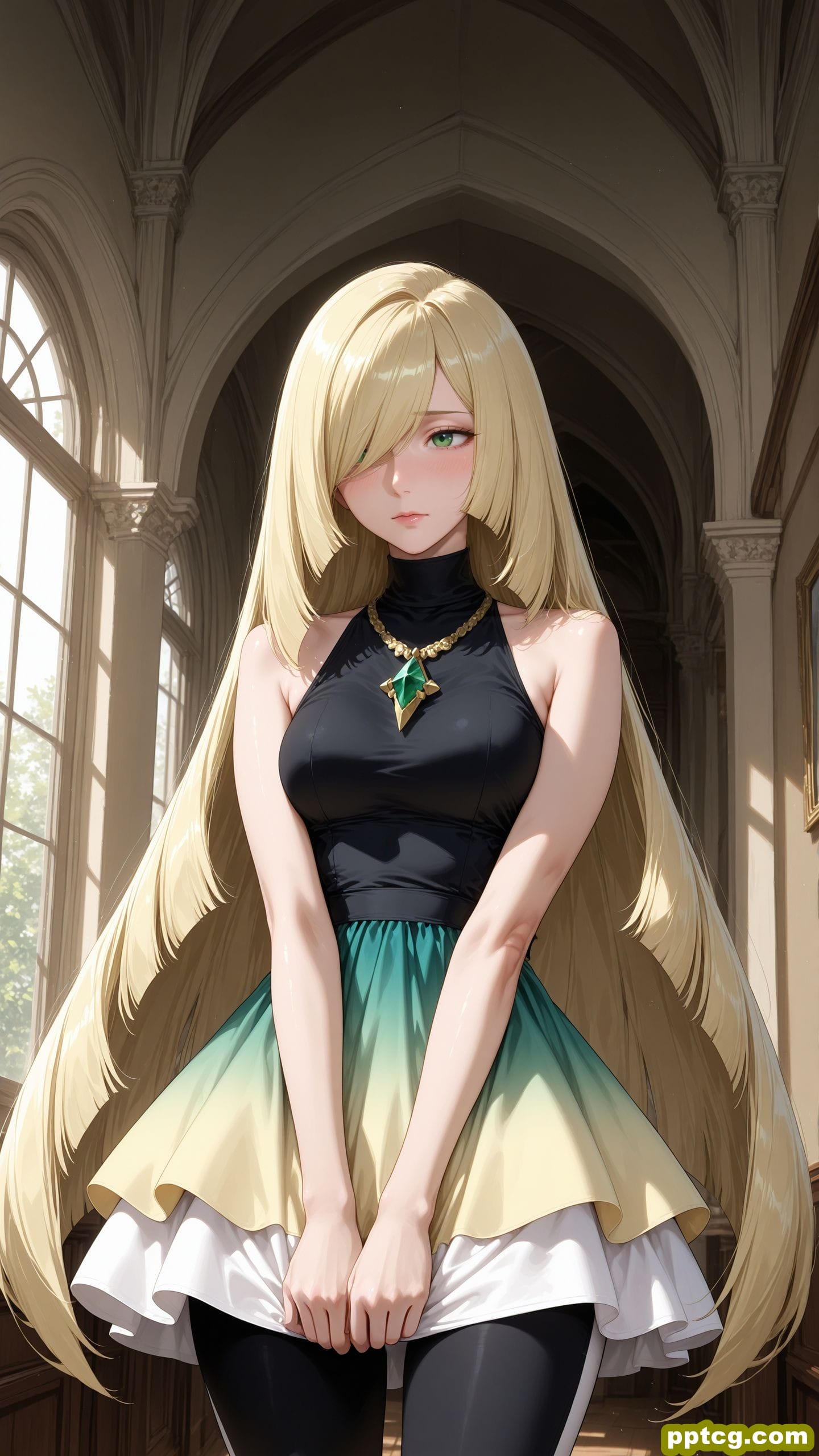 ai绘画 宝可梦 竹兰 二次元壁纸 屏保该换了系列