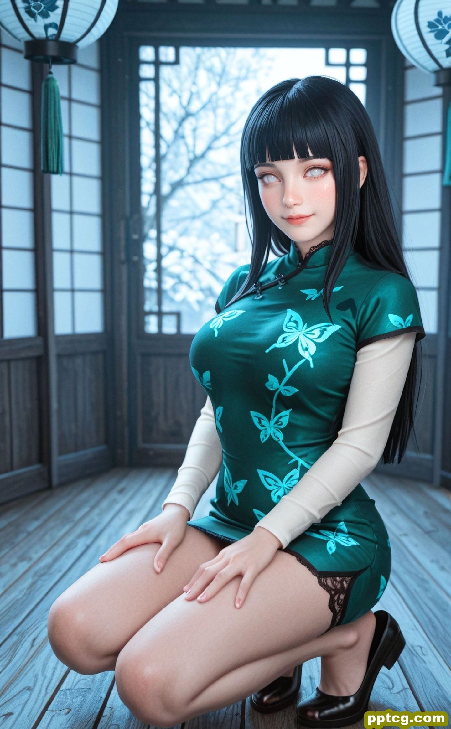 火影忍者 ai绘画 日向雏田 二次元 动漫壁纸