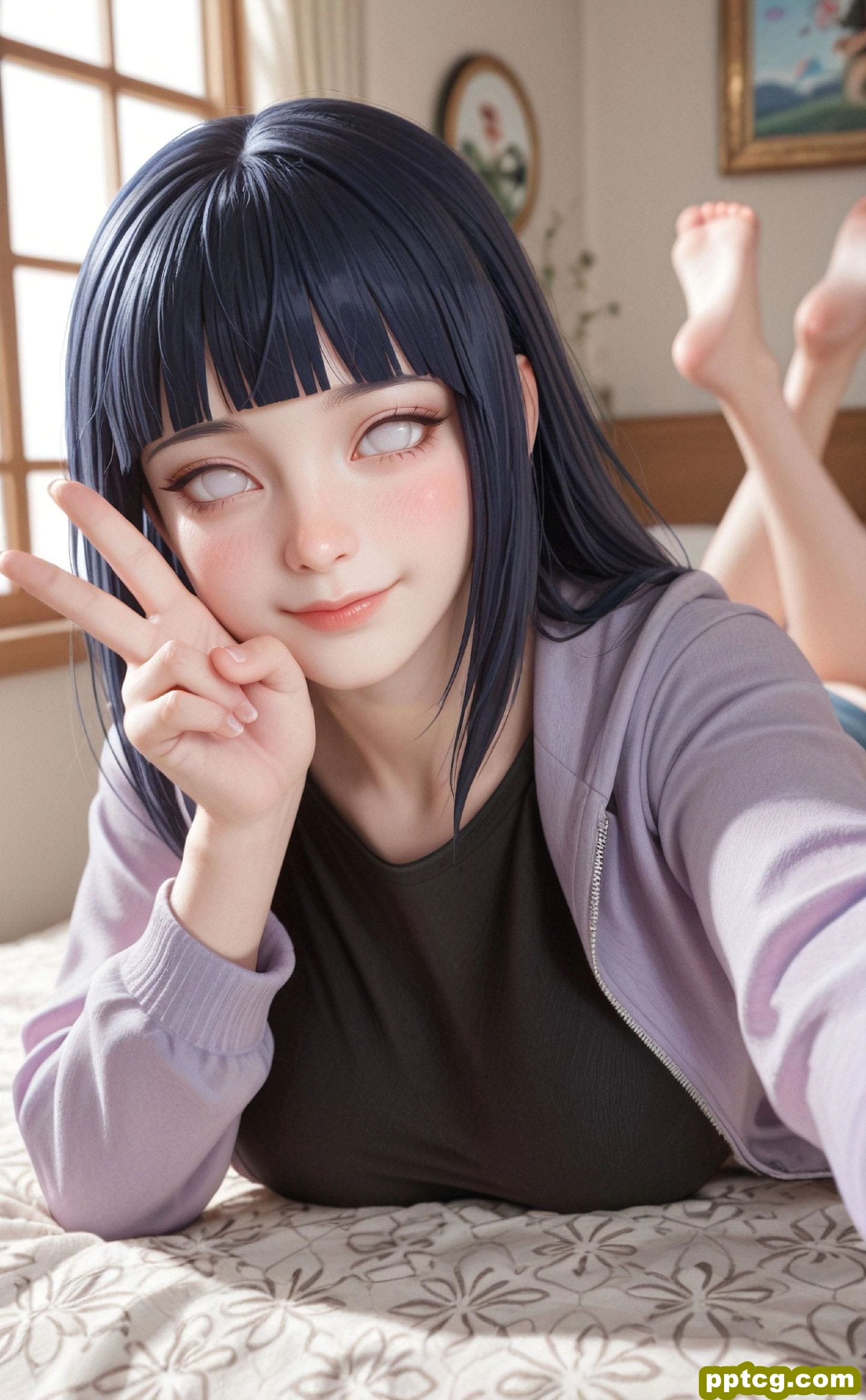 火影忍者 ai绘画 日向雏田 二次元 动漫壁纸