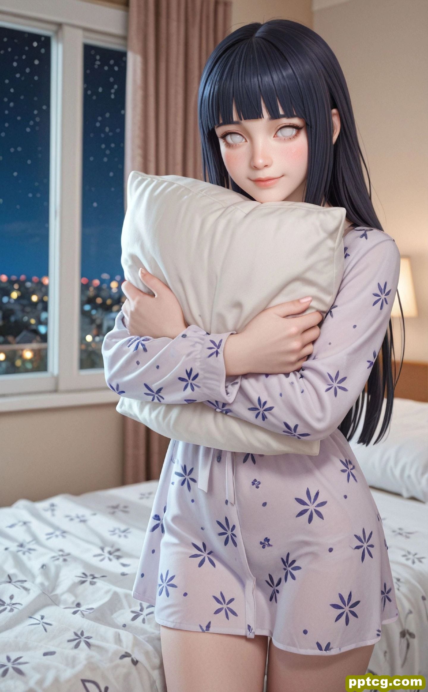 火影忍者 ai绘画 日向雏田 二次元 动漫壁纸