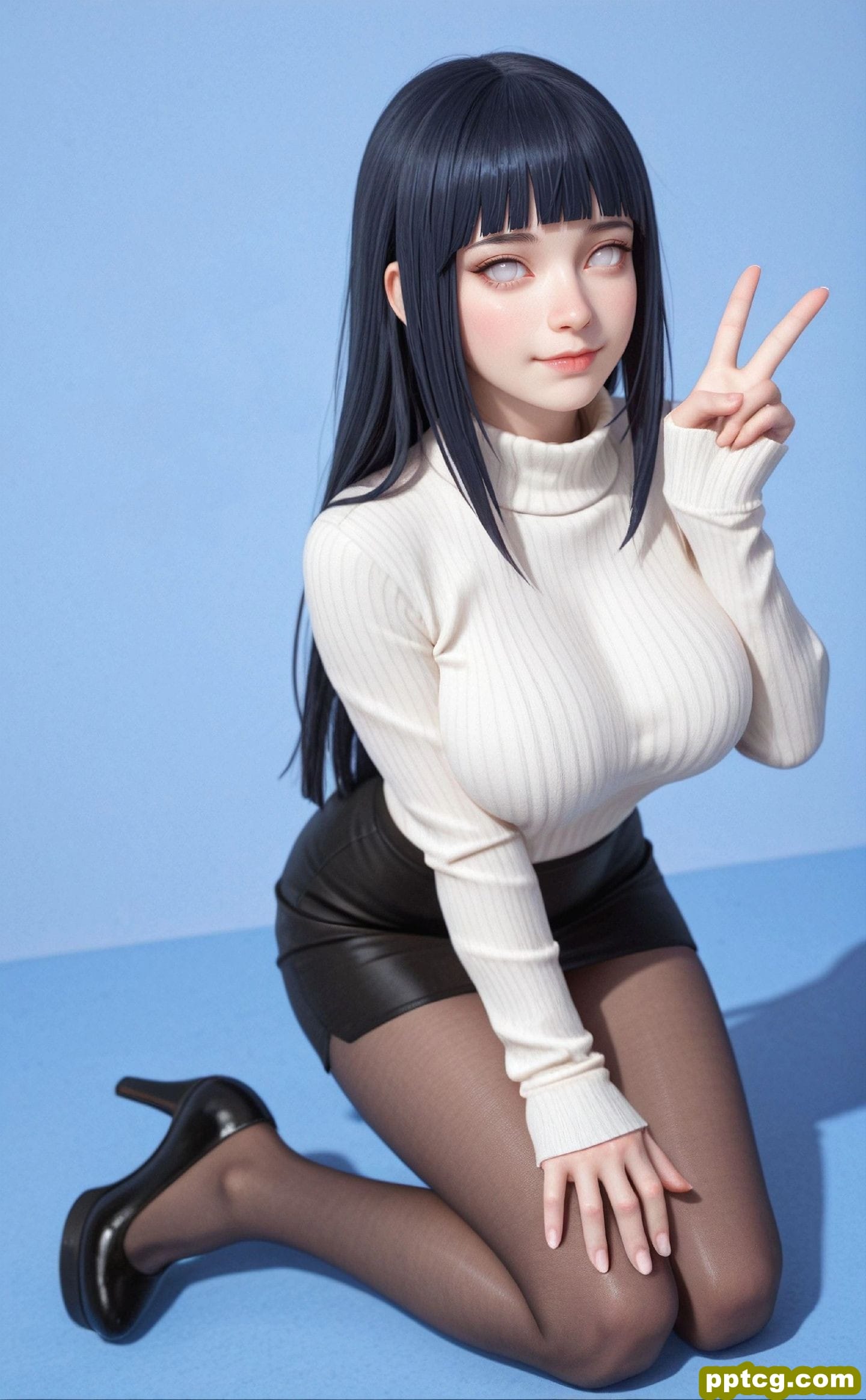 火影忍者 ai绘画 日向雏田 二次元 动漫壁纸