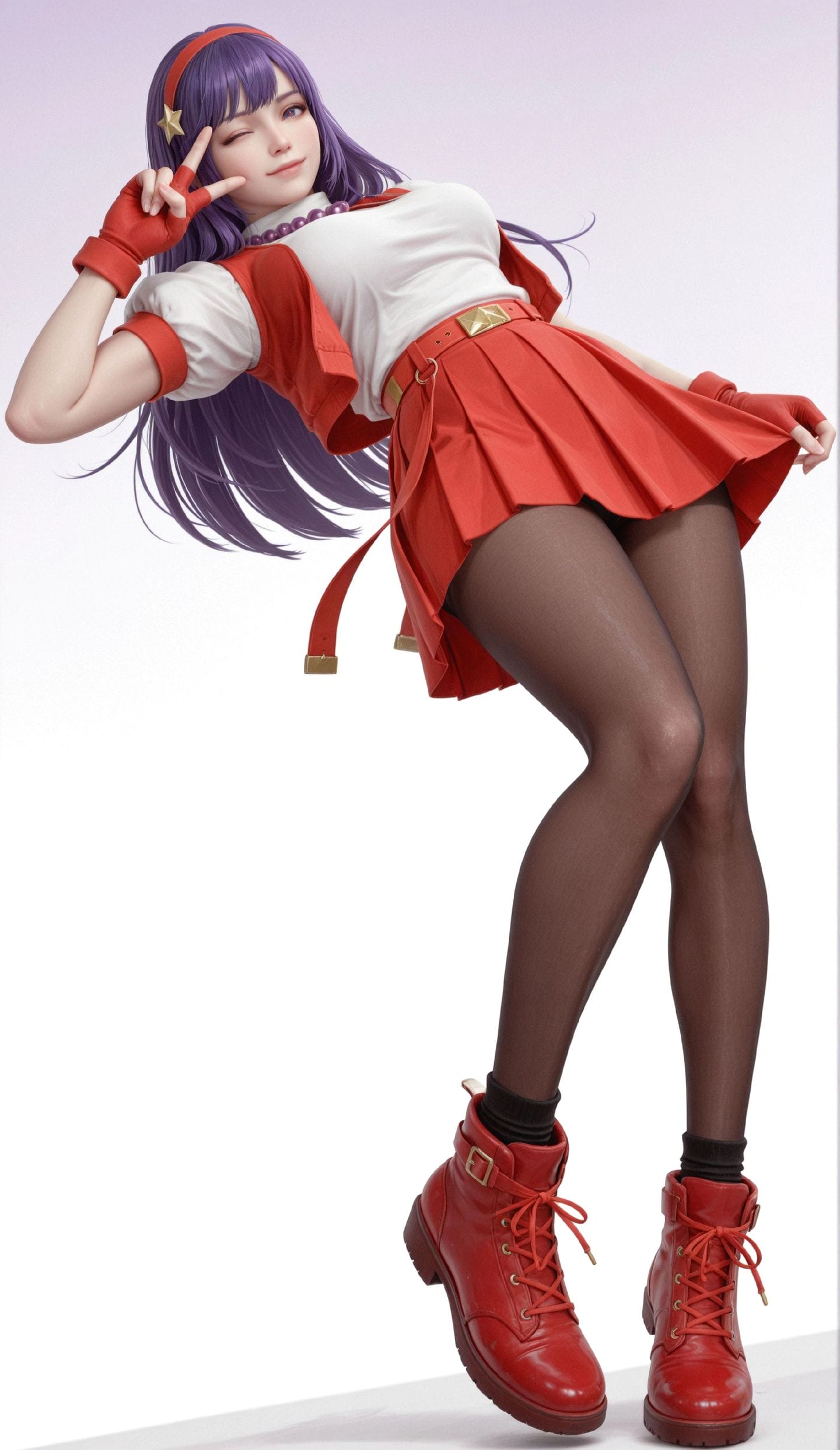 麻宫雅典娜 视觉冲击 性感女神 拳皇 手机壁纸 游戏美女