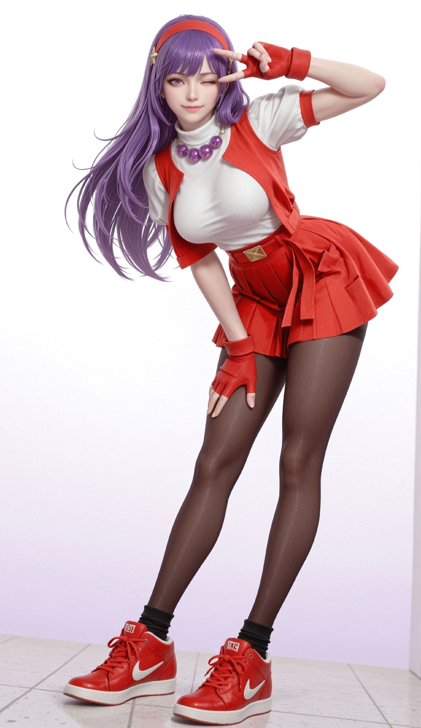 麻宫雅典娜 视觉冲击 性感女神 拳皇 手机壁纸 游戏美女