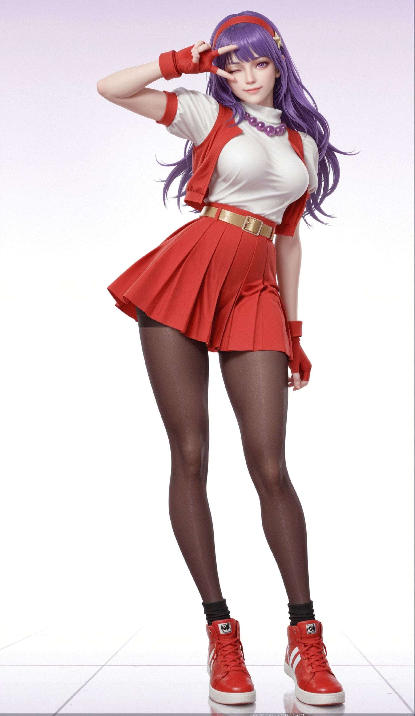 麻宫雅典娜 视觉冲击 性感女神 拳皇 手机壁纸 游戏美女