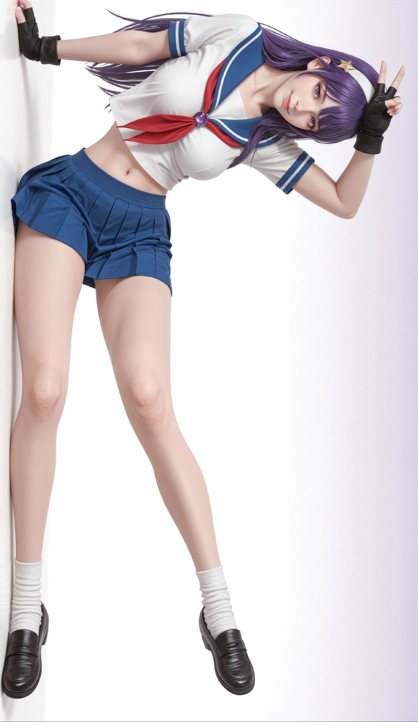 麻宫雅典娜 视觉冲击 性感女神 拳皇 手机锁屏 游戏壁纸