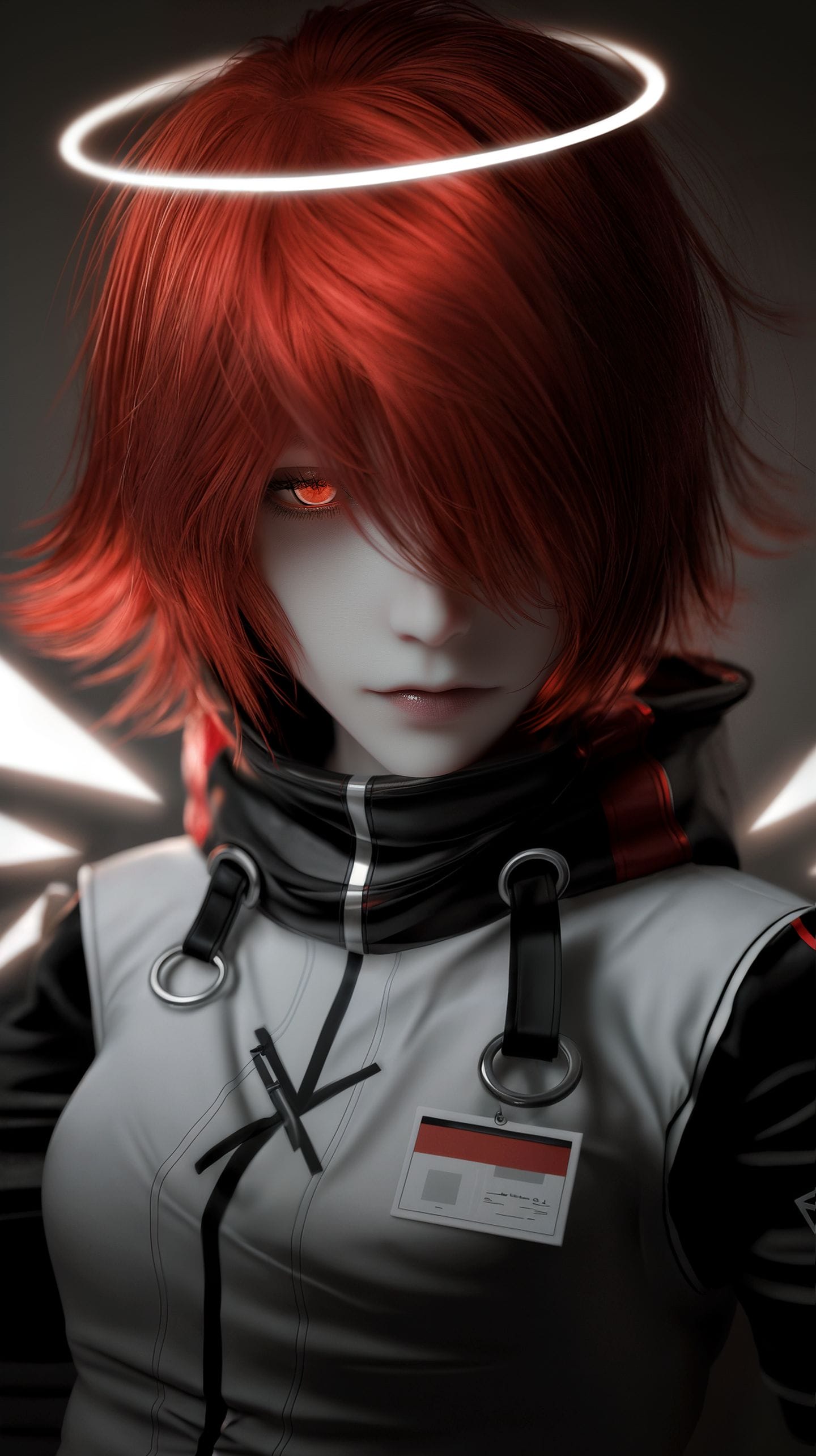 明日方舟 能天使 ai绘画 aigc 二次元游戏壁纸