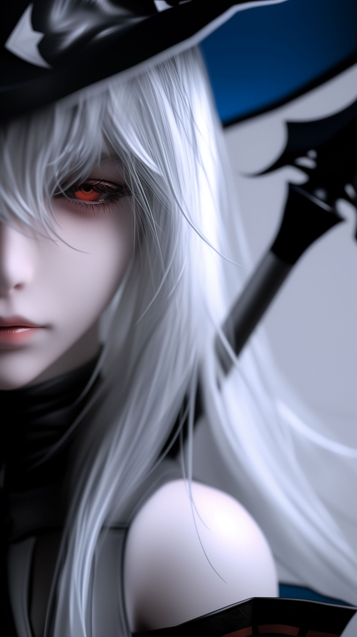 超酷帅美图壁纸 明日方舟 斯卡蒂 aigc-皮皮兔动漫