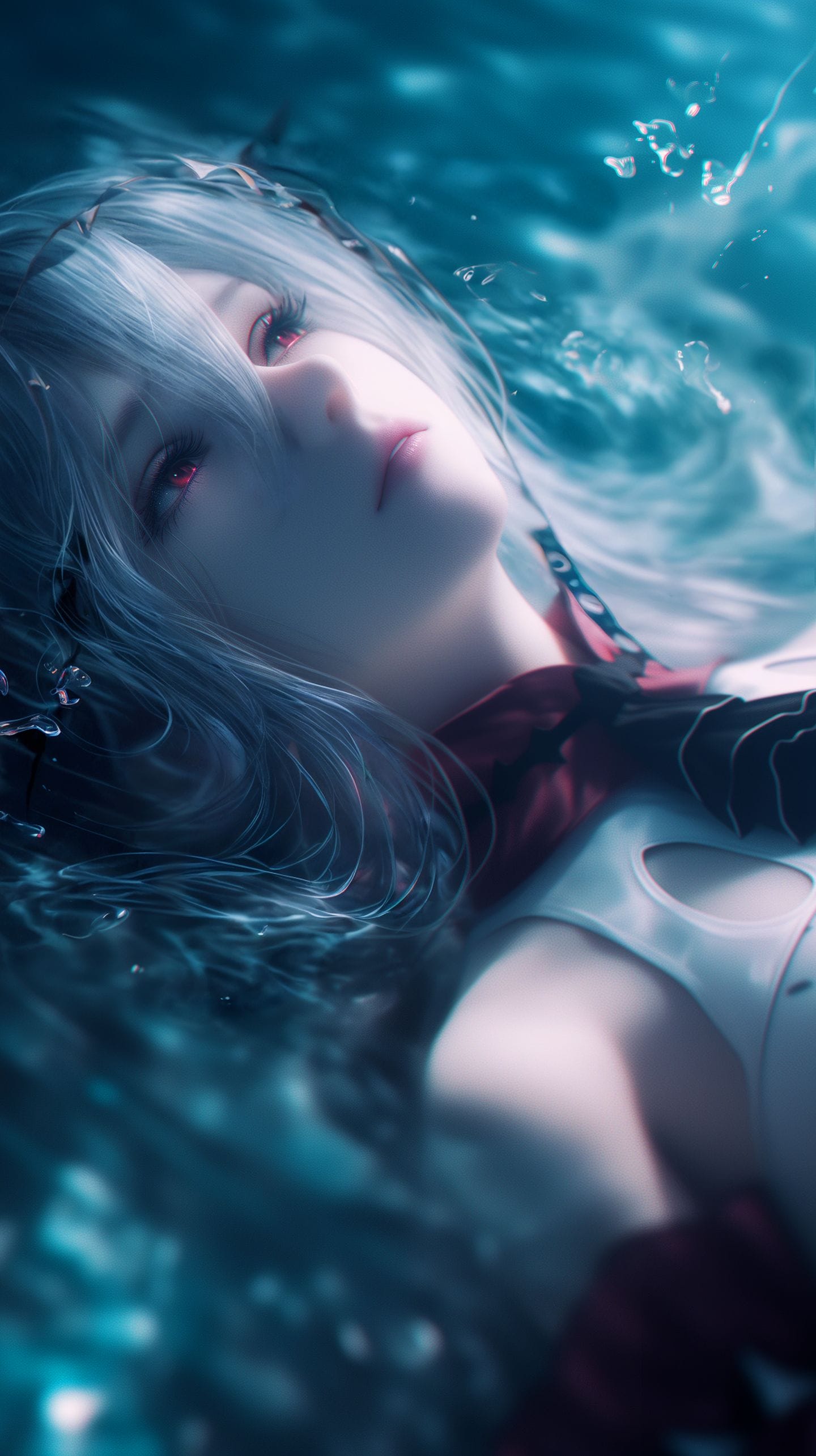 明日方舟 夕 年 斯卡蒂 锁屏壁纸