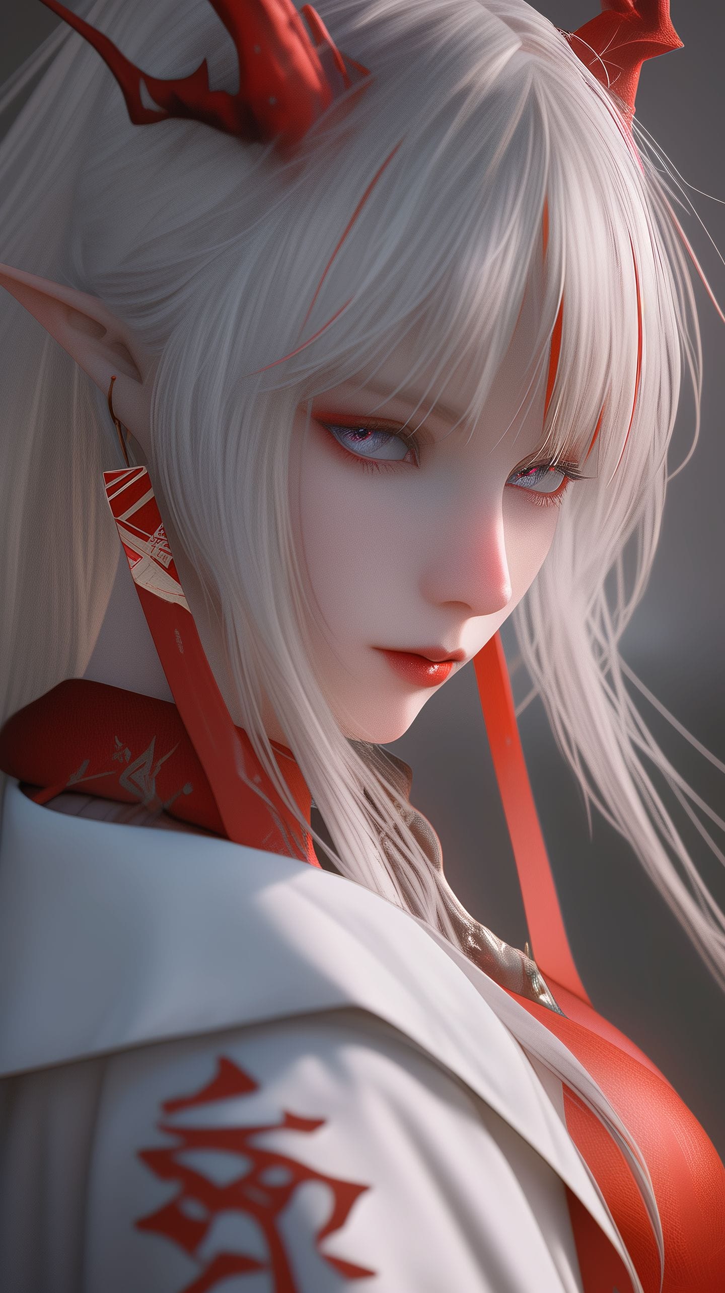 明日方舟 夕 年 斯卡蒂 锁屏壁纸