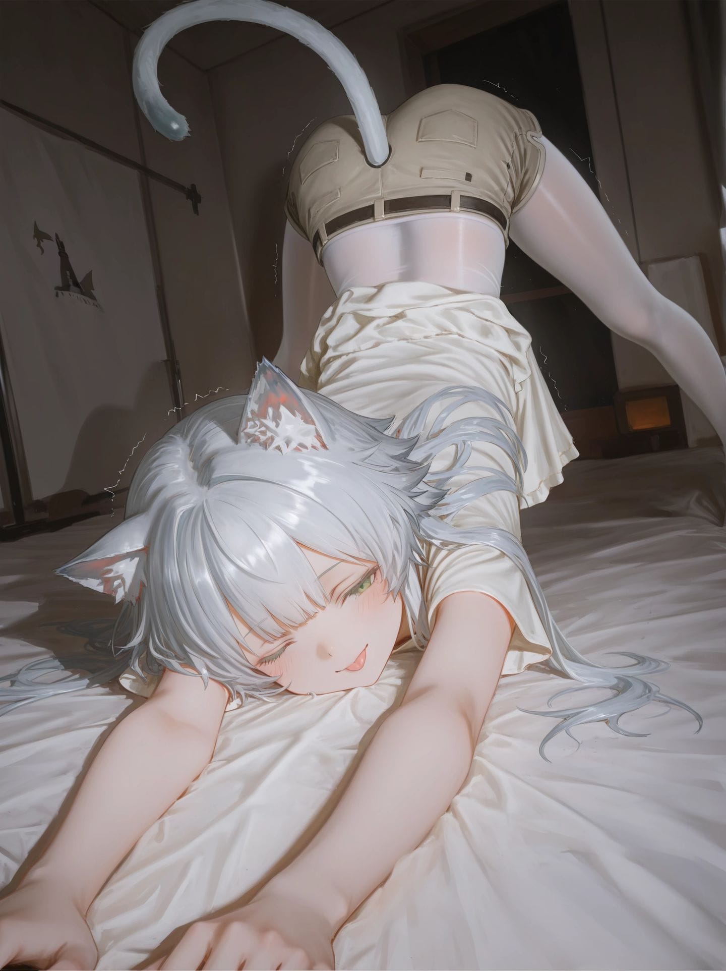 关于猫猫来到我家这档子事 明日方舟迷迭香 白丝yyds 萝莉-皮皮兔动漫