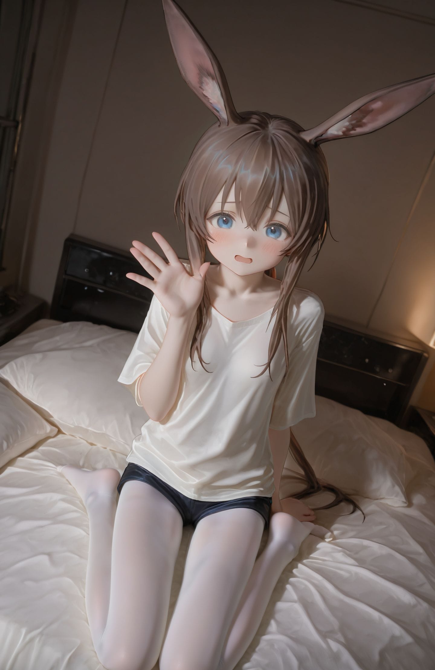 兔兔 明日方舟阿米娅 黑丝永远的神 白丝yyds