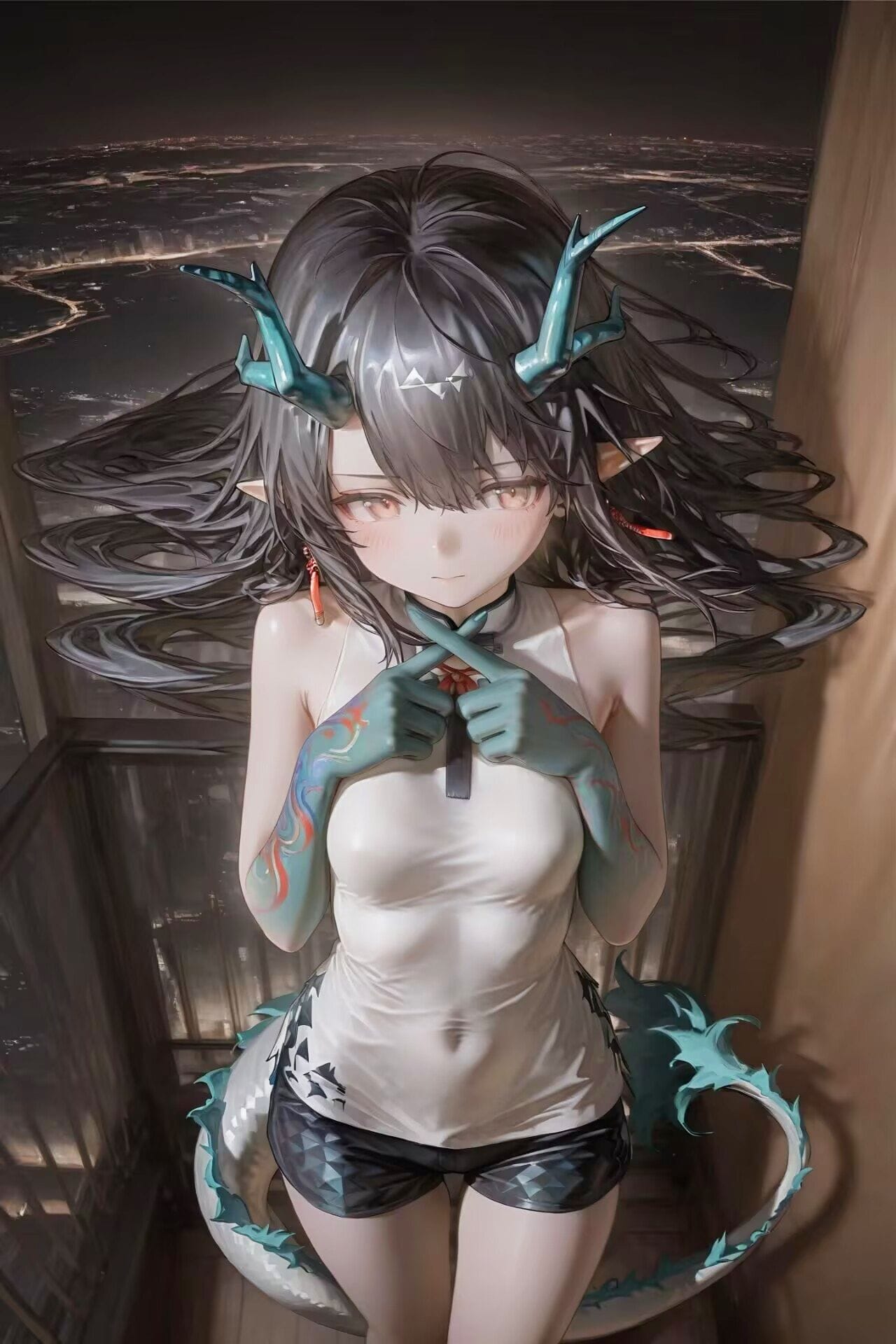 小西瓜 明日方舟 夕 俏皮 二次元游戏角色 可爱女孩