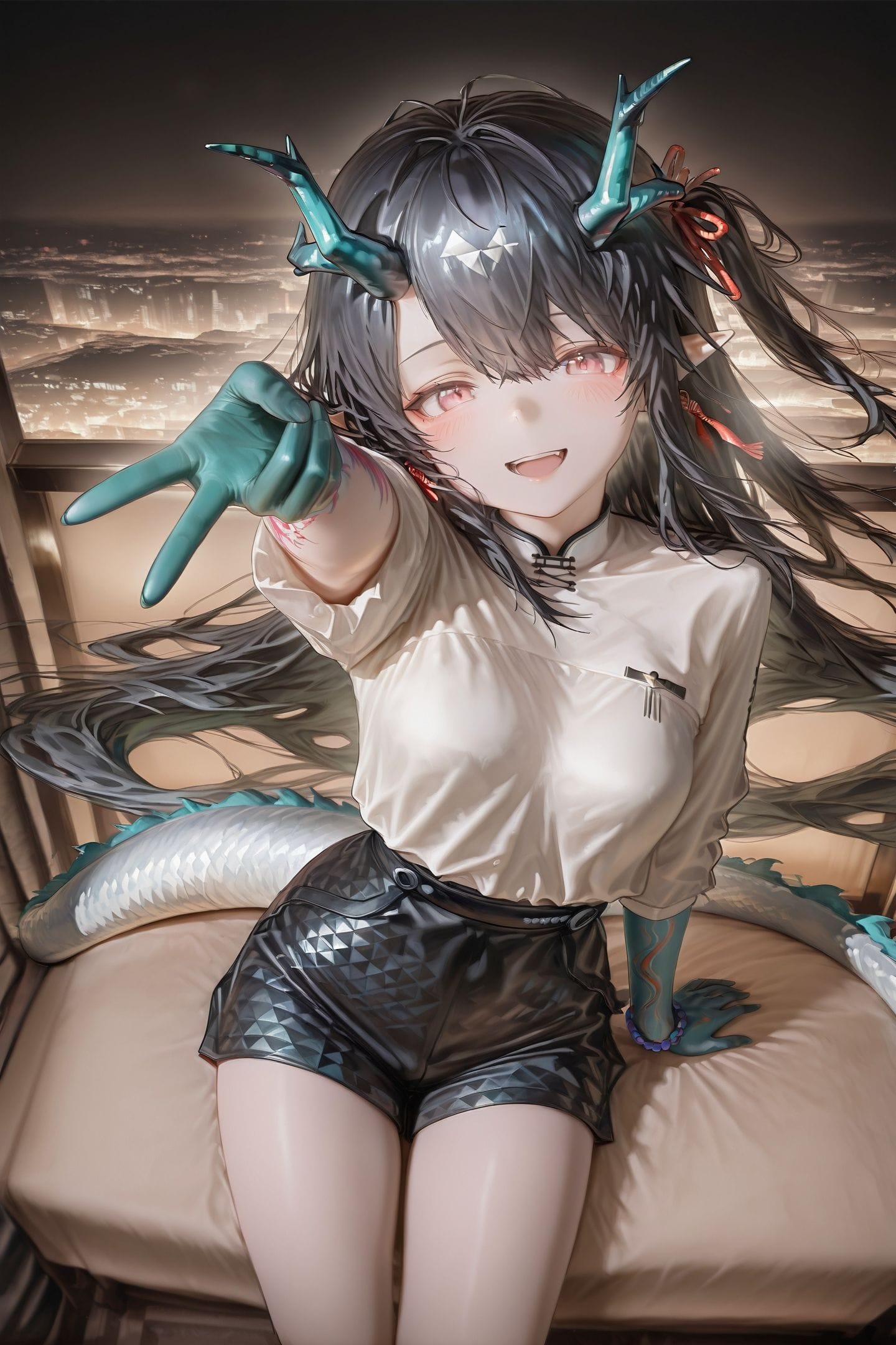 小西瓜 明日方舟 夕 俏皮 二次元游戏角色 可爱女孩