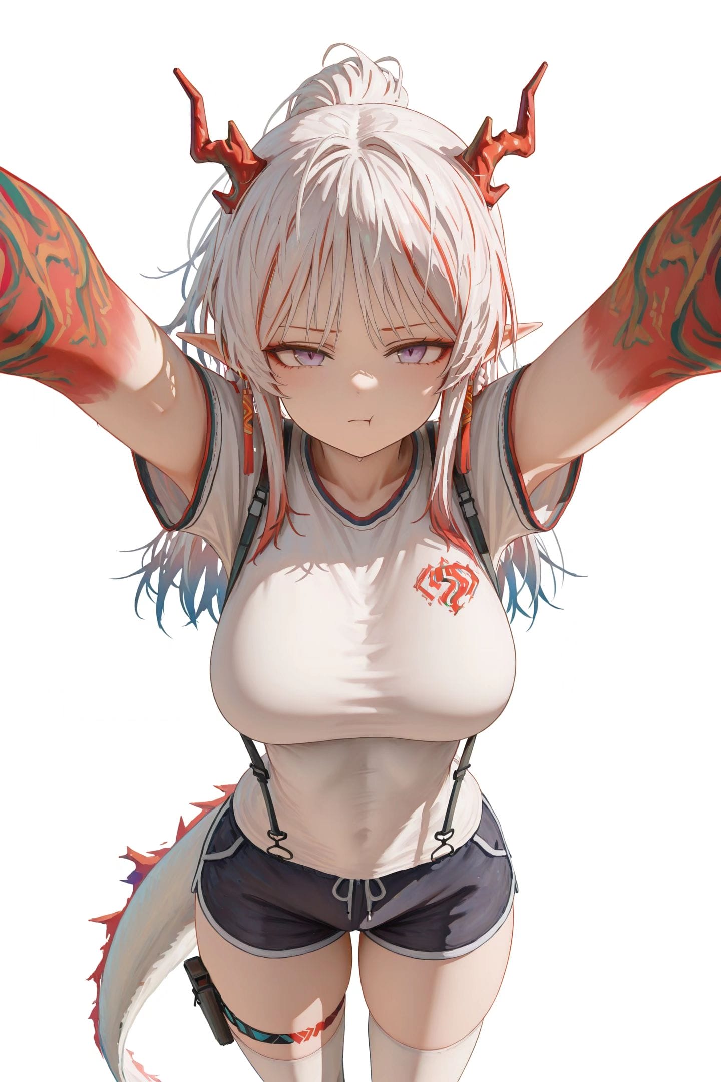 明日方舟年 可爱微胖 调皮二次元游戏角色少女