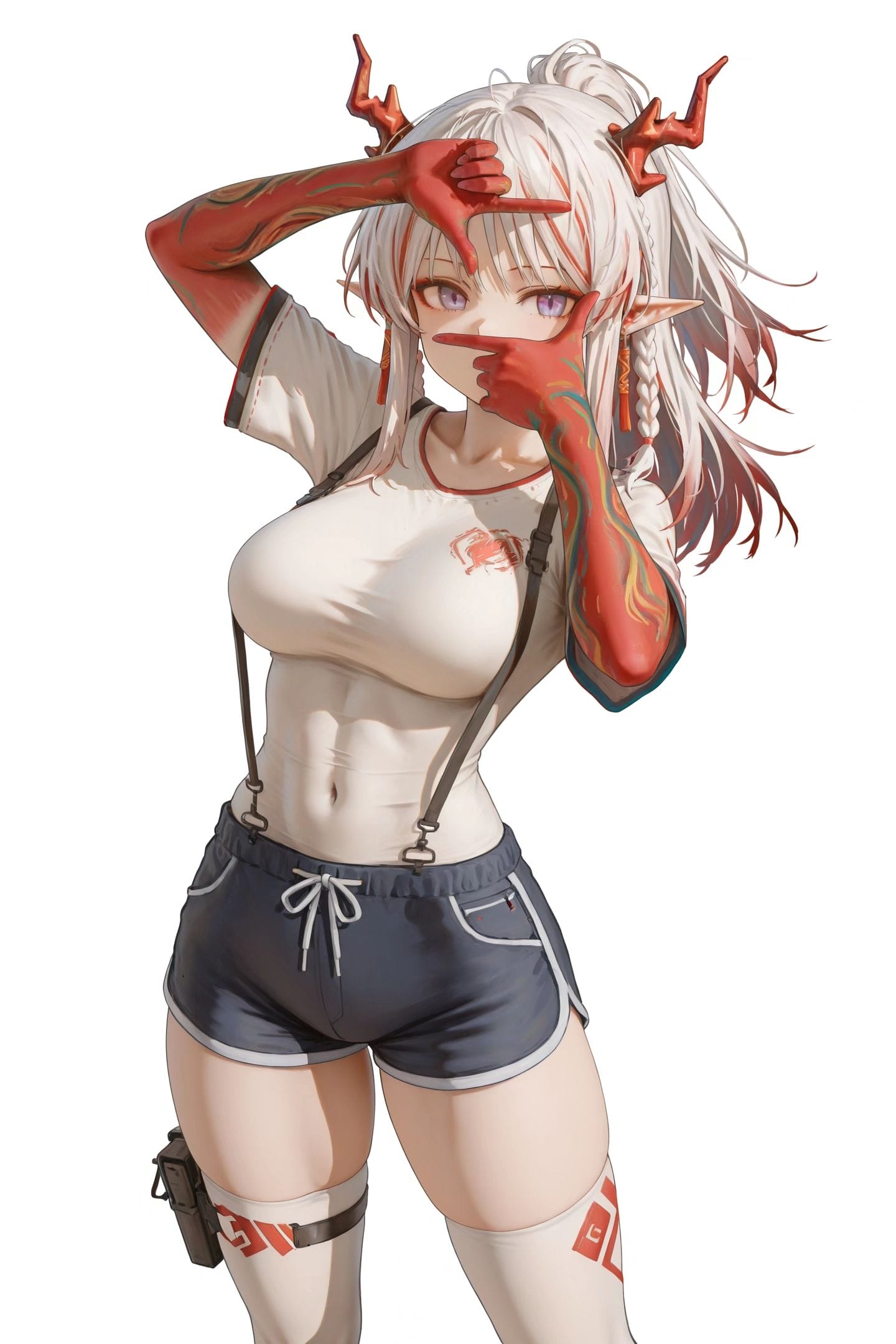 明日方舟年 可爱微胖 调皮二次元游戏角色少女