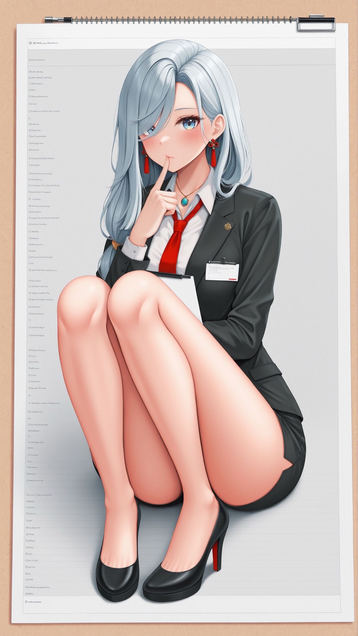 原神申鹤 平面动画风格 二次元游戏壁纸 好看