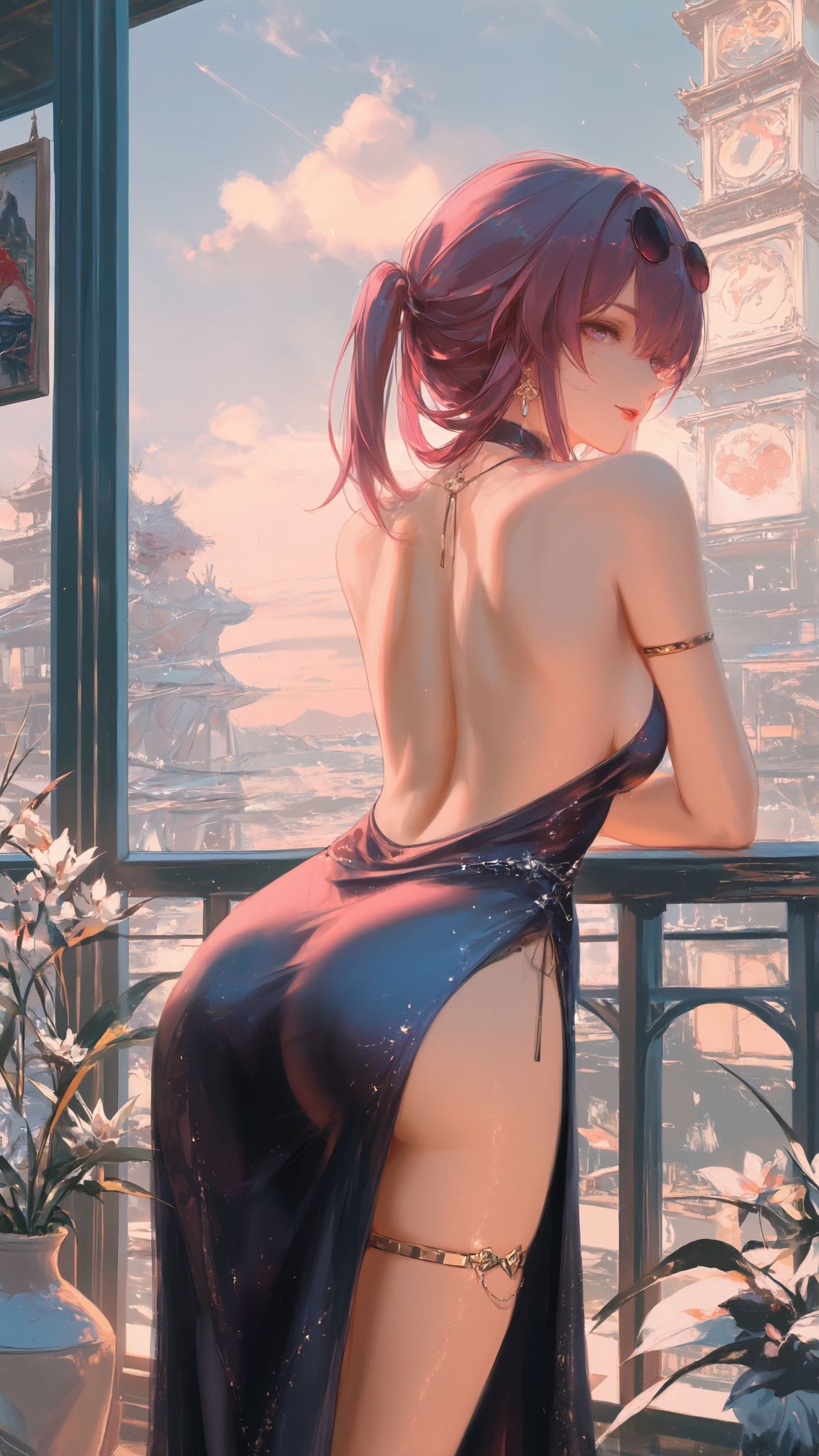 卡芙卡超清壁纸 星穹铁道 AI绘画壁纸图片 二次元游戏-皮皮兔动漫