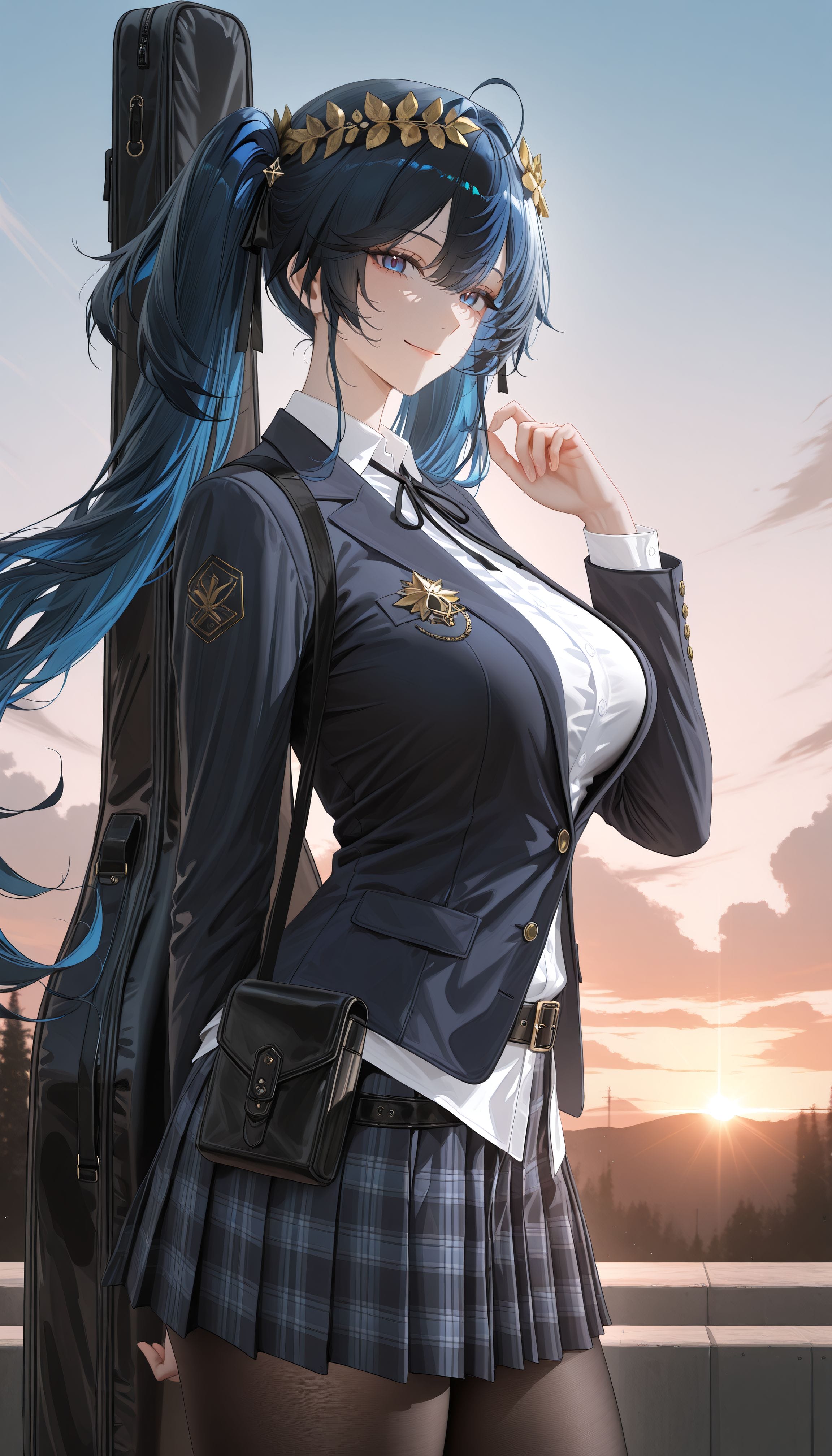 鸣潮×吉他：放学后的孤独摇滚要一起吗？二次元 芙露德莉斯 弗洛洛 尤诺