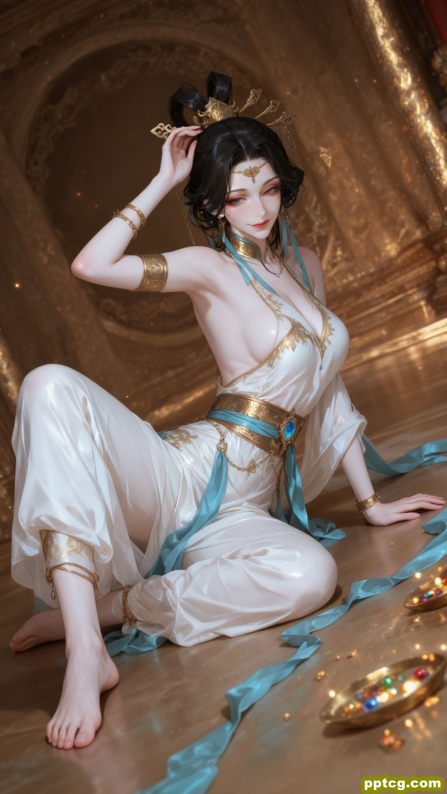 古风美人 古装二创 异域风情 手机壁纸-皮皮兔动漫