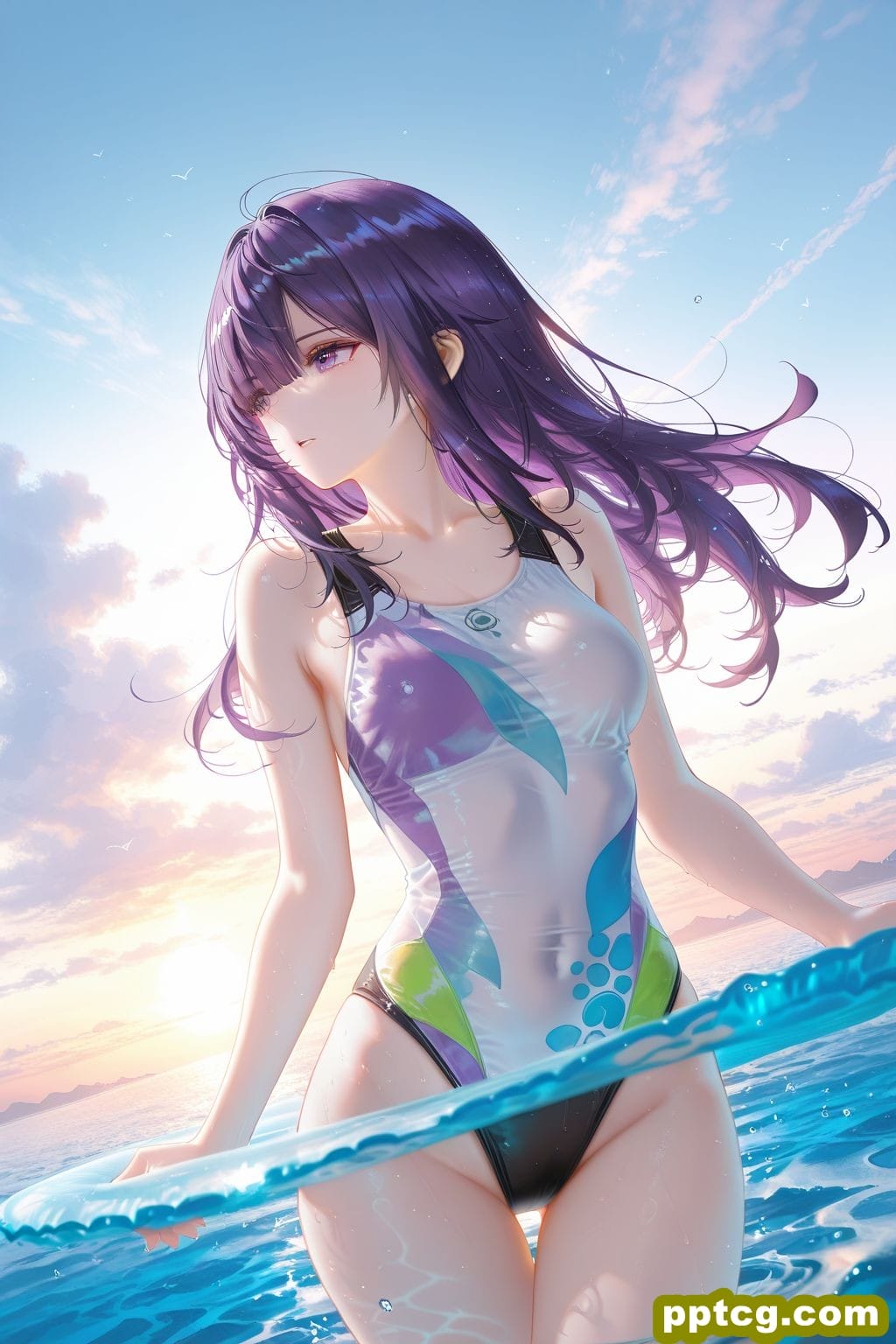 二次元女孩少女 精美壁纸大全 泳装比基尼 收藏分享推荐-皮皮兔动漫