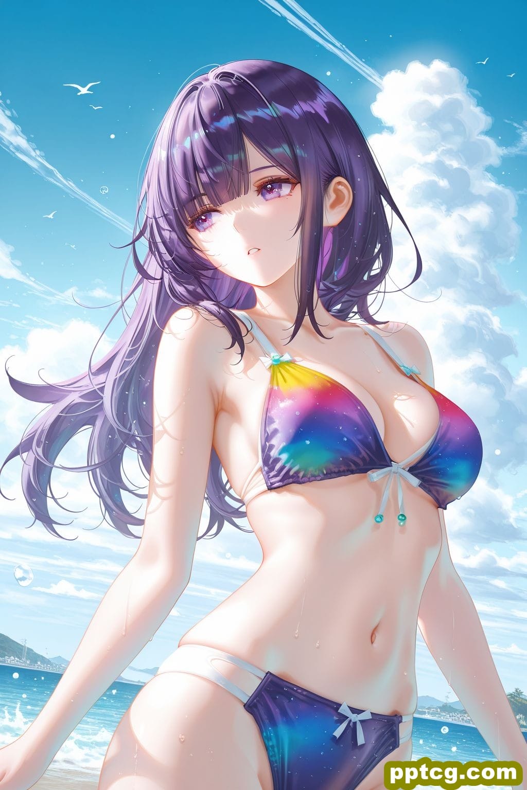 二次元女孩少女 精美壁纸大全 泳装比基尼 收藏分享推荐