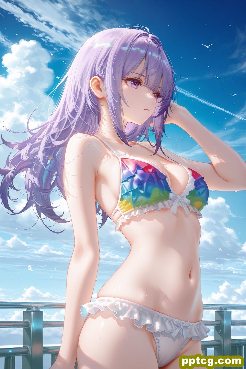 二次元女孩少女 精美壁纸大全 泳装比基尼 收藏分享推荐