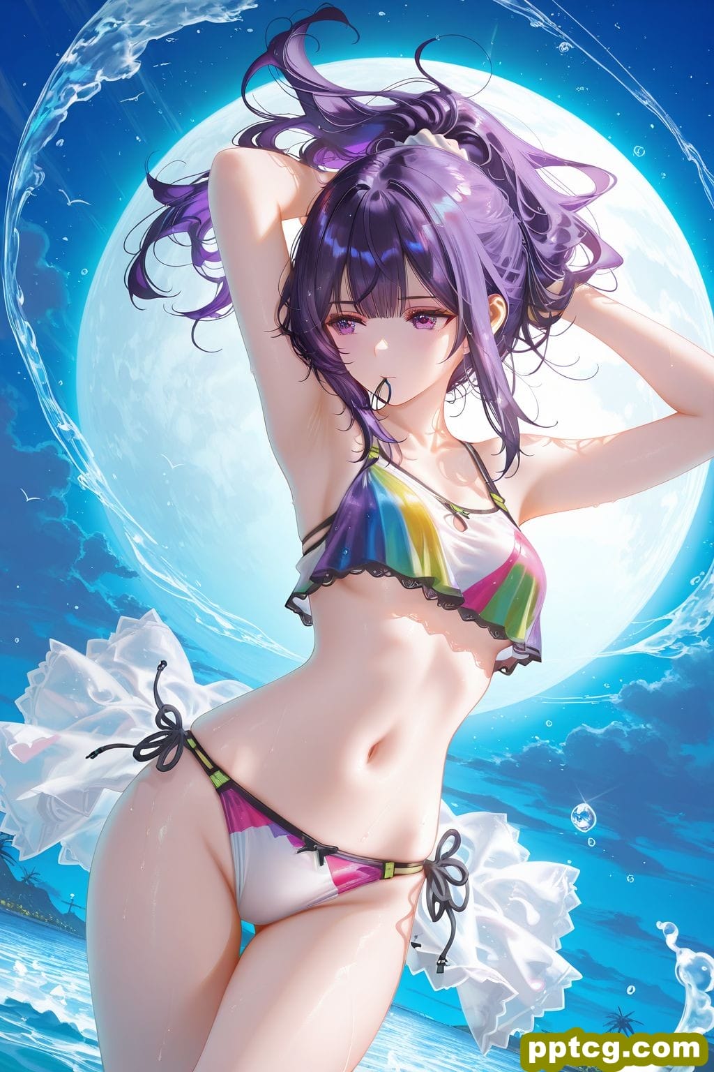 二次元女孩少女 精美壁纸大全 泳装比基尼 收藏分享推荐