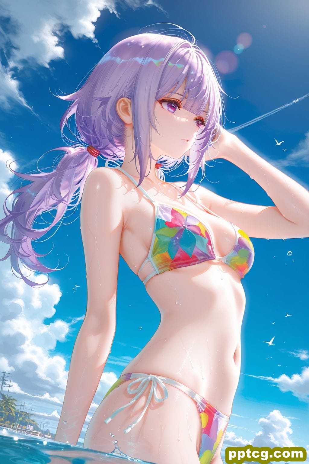 二次元女孩少女 精美壁纸大全 泳装比基尼 收藏分享推荐