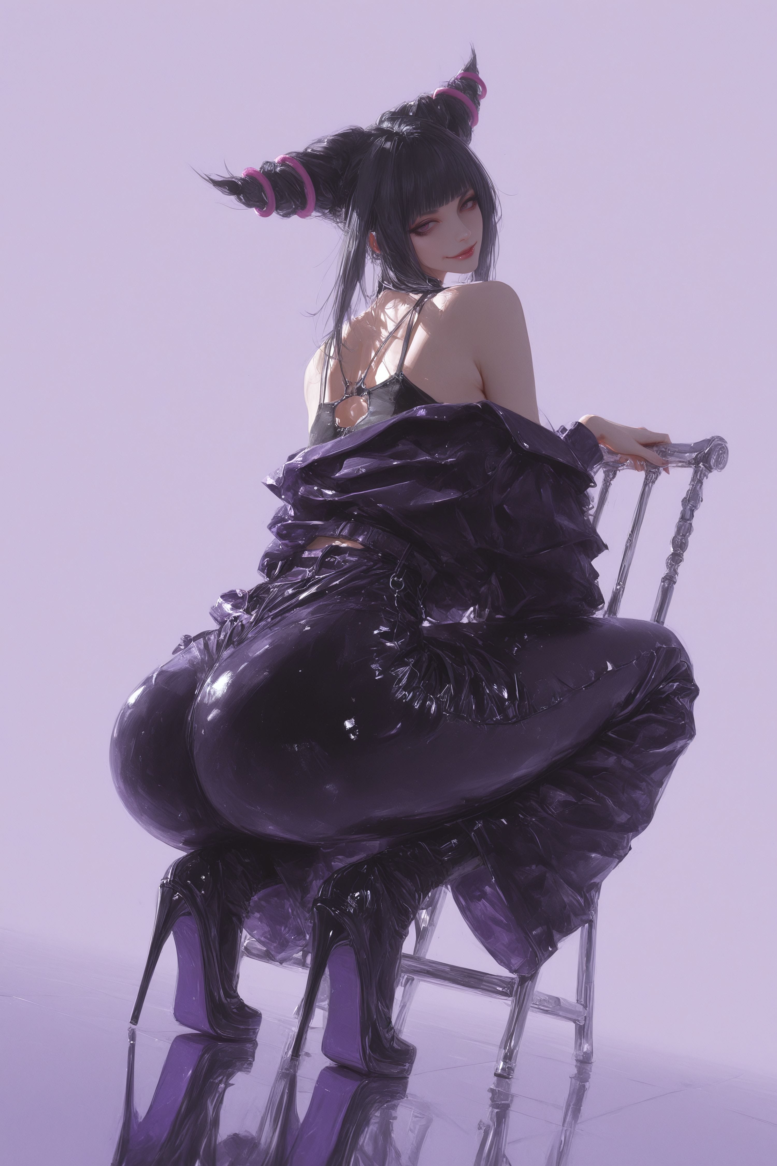 街霸 韩蛛俐 二次元游戏人物 时尚穿搭-皮皮兔动漫