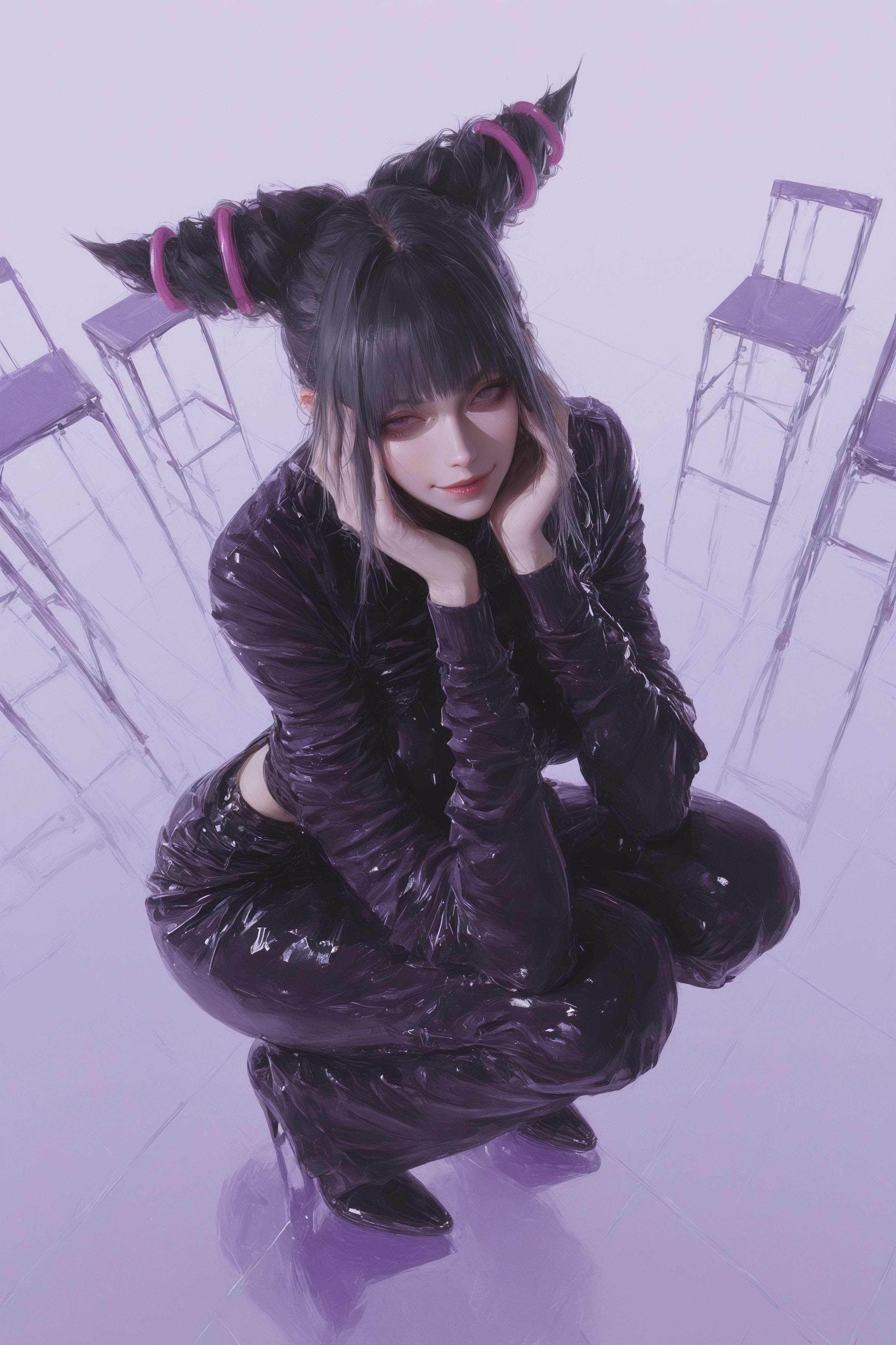 街霸 韩蛛俐 二次元游戏人物 时尚穿搭