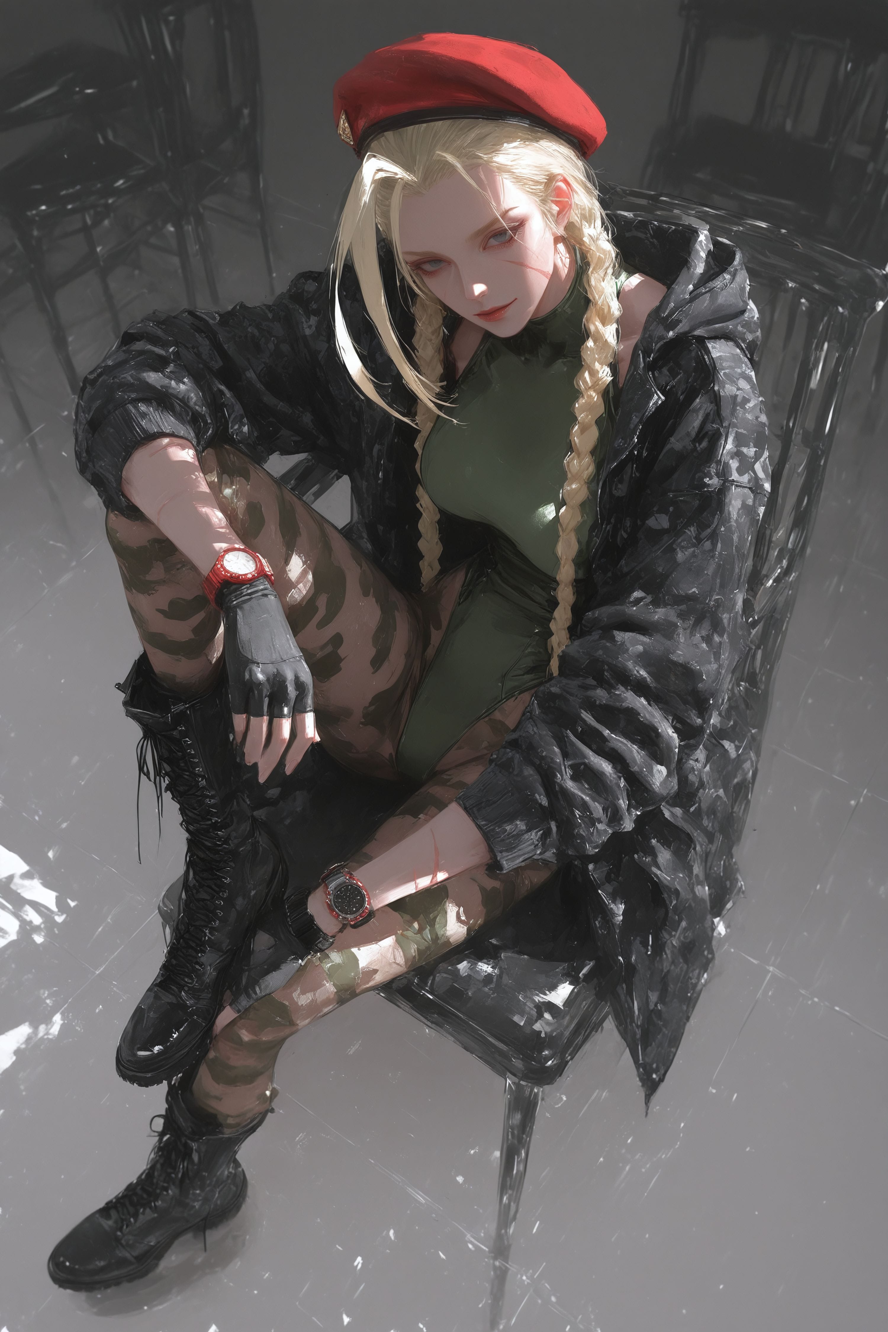 嘉米怀特 街霸 二次元游戏人物二创 枪械