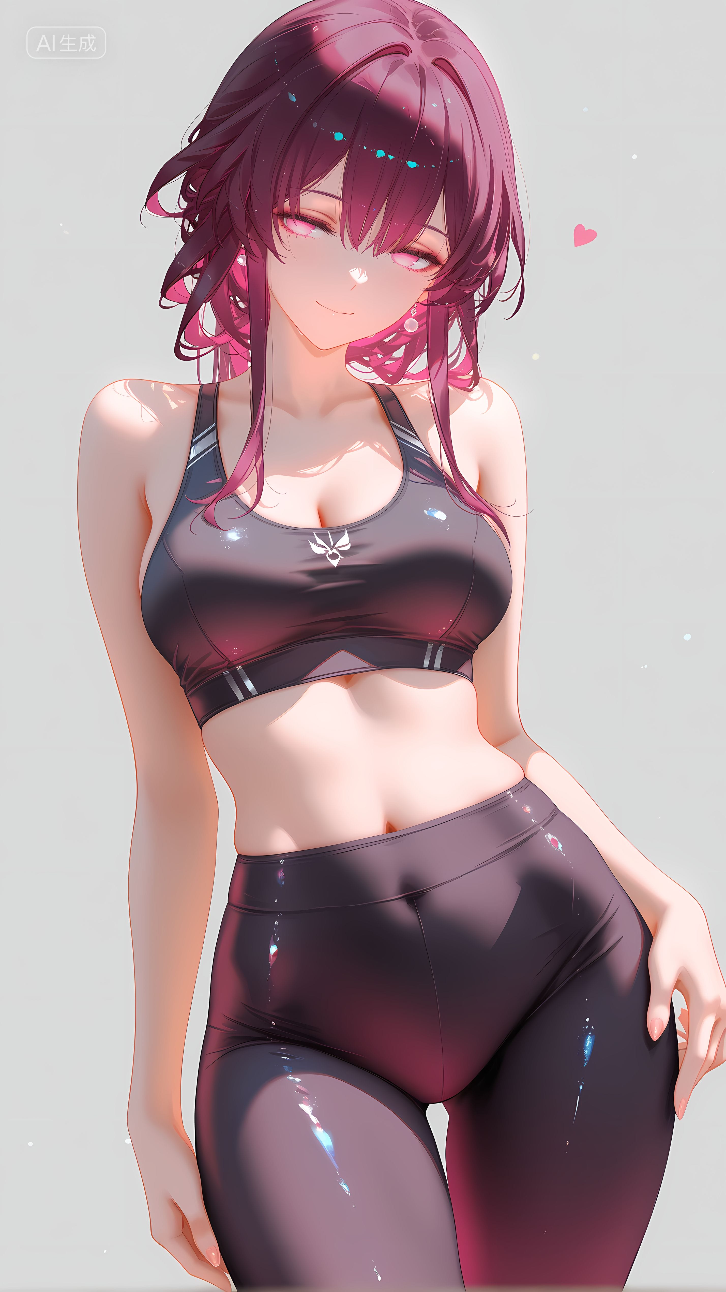 崩坏星穹铁道 卡芙卡 连体皮衣 瑜伽裤 身材